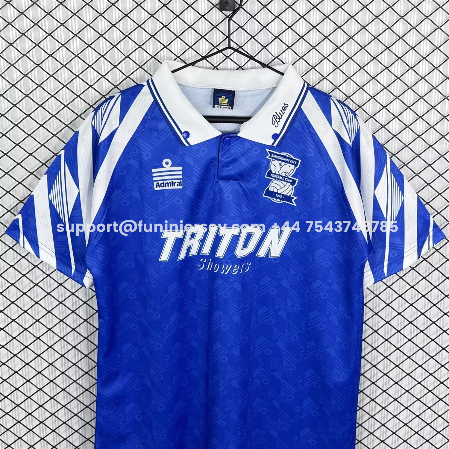 Funinjersey-Retro Birmingham City 1993-94 Home Jersey
