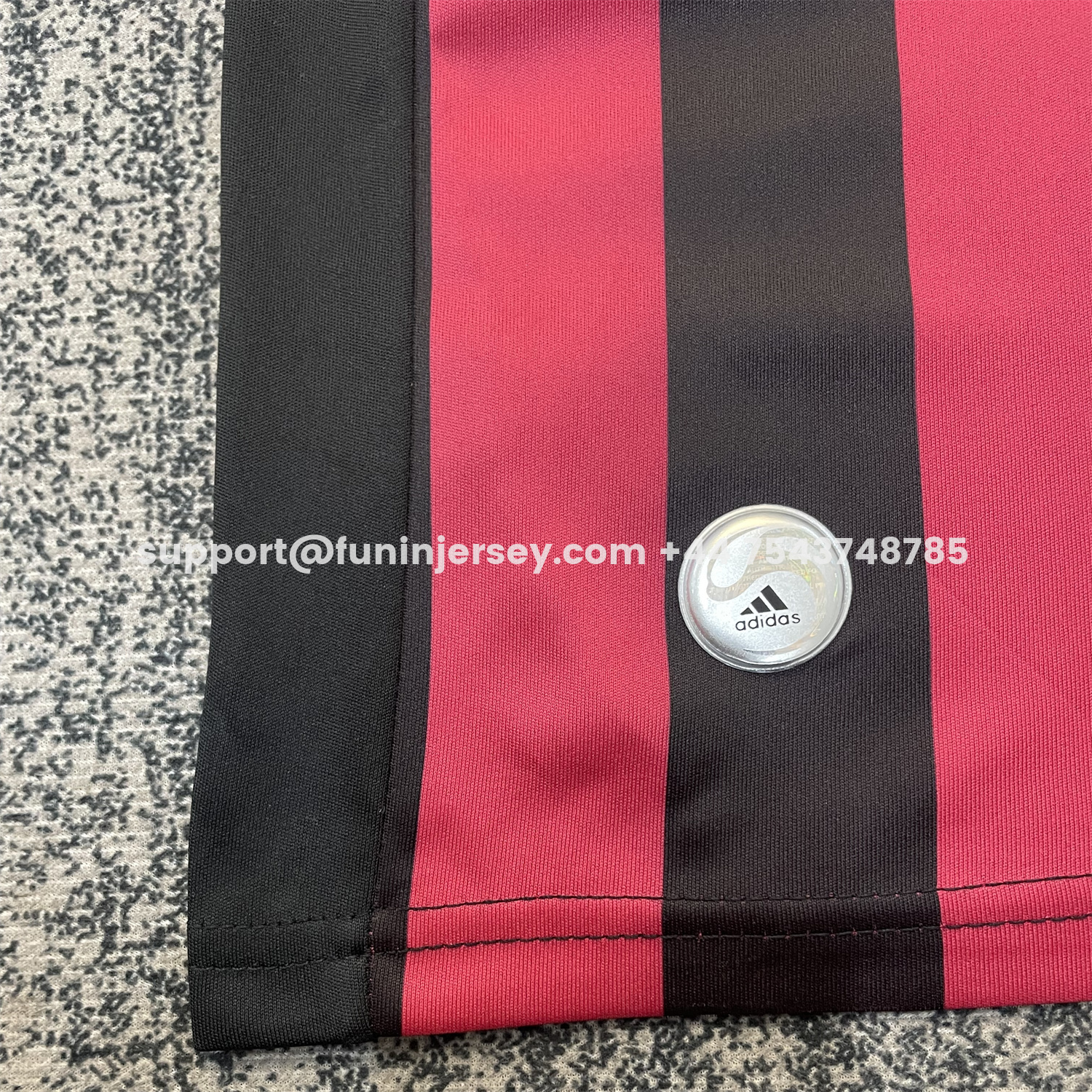 Funinjersey-Retro AC Milan 2009-10 Home Red Kids Kit