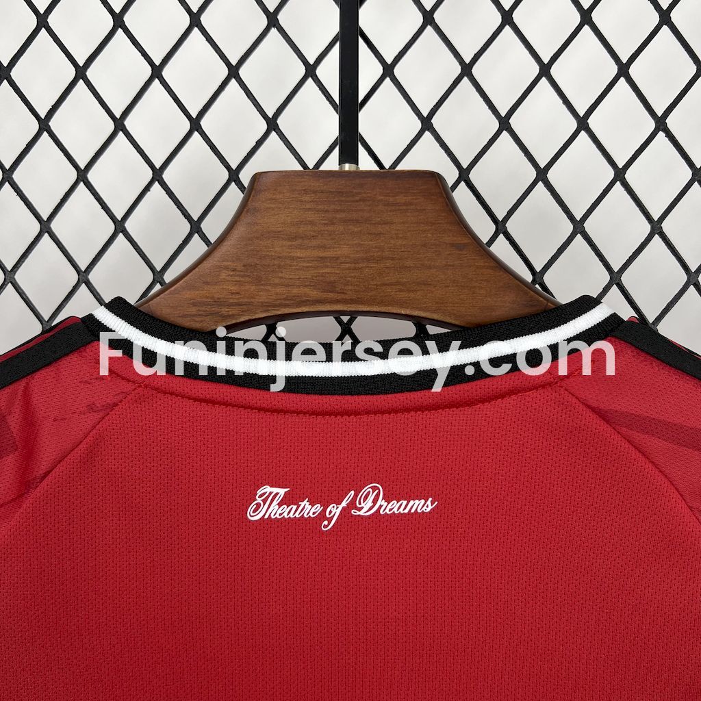 Funinjersey-Manchester United 25-26 Home Kids Kit