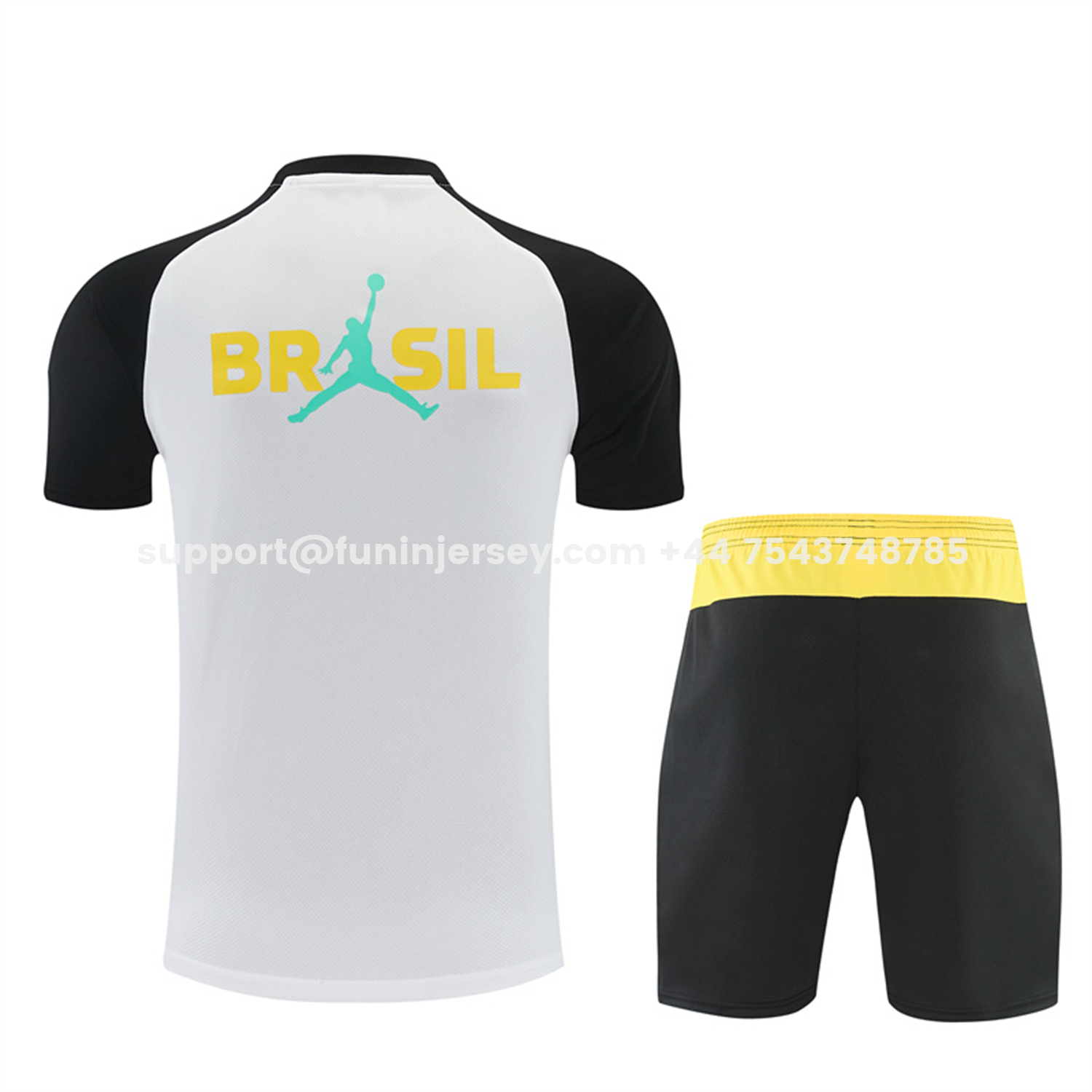 Funinjersey-Brazil 2026 Kids Short-Sleeve Training Set - Colors Top & Colors Pants