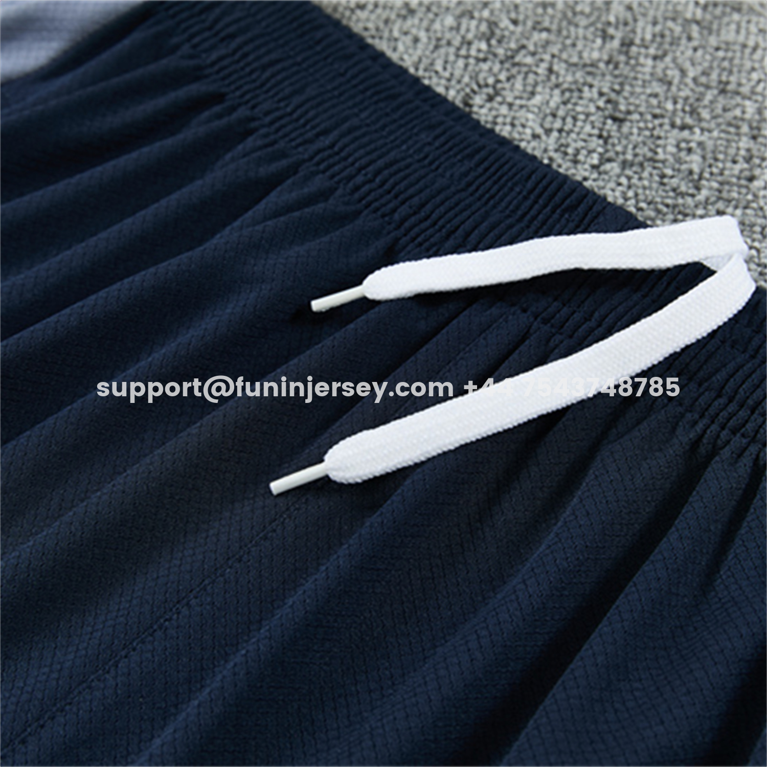Funinjersey-England 2026 Kids Short-Sleeve Training Set - Dark Blue Top & Dark Blue Pants