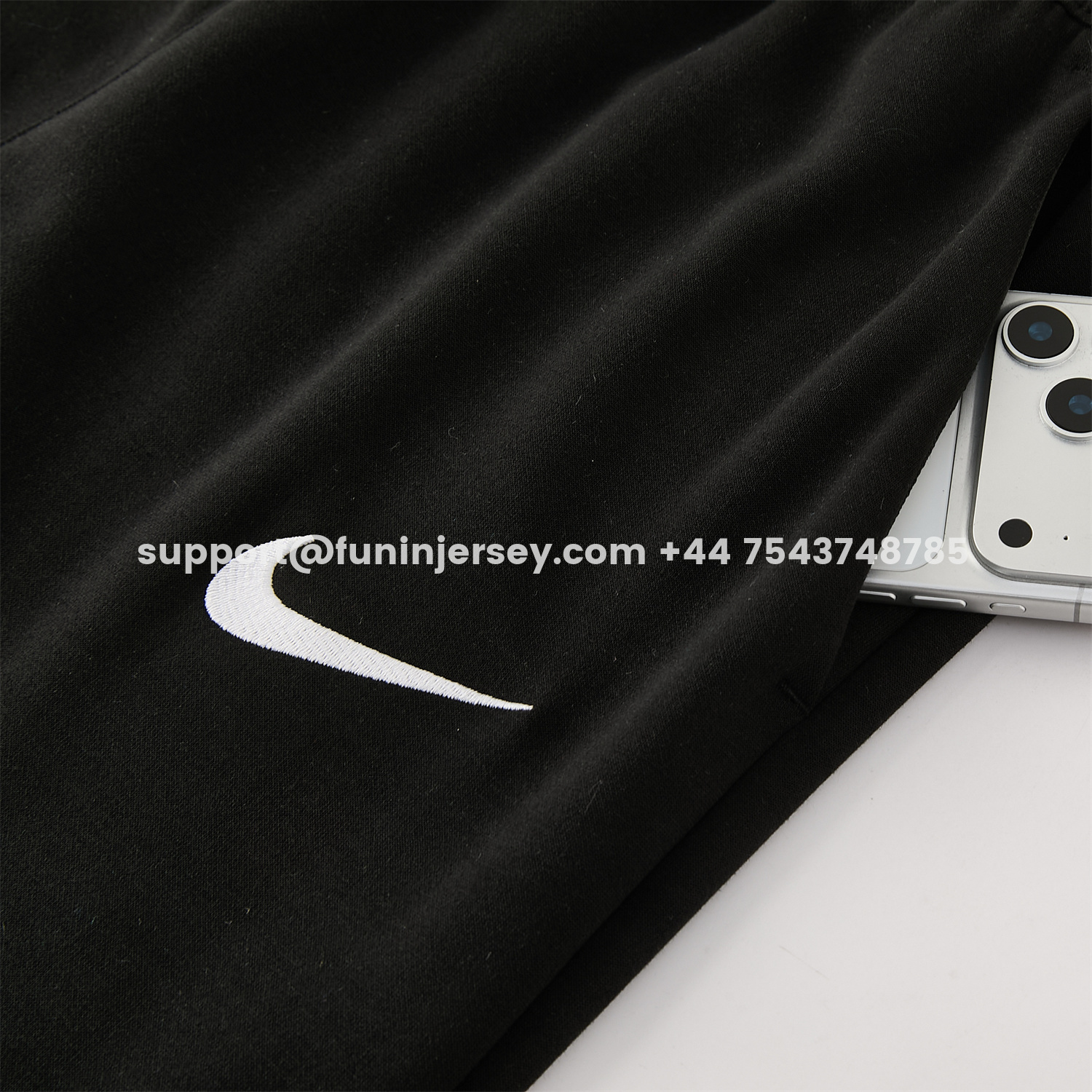 Funinjersey-C.H.E.L.S.E.A 2026 Hooded Windbreaker Training Set - Black Top & Pants