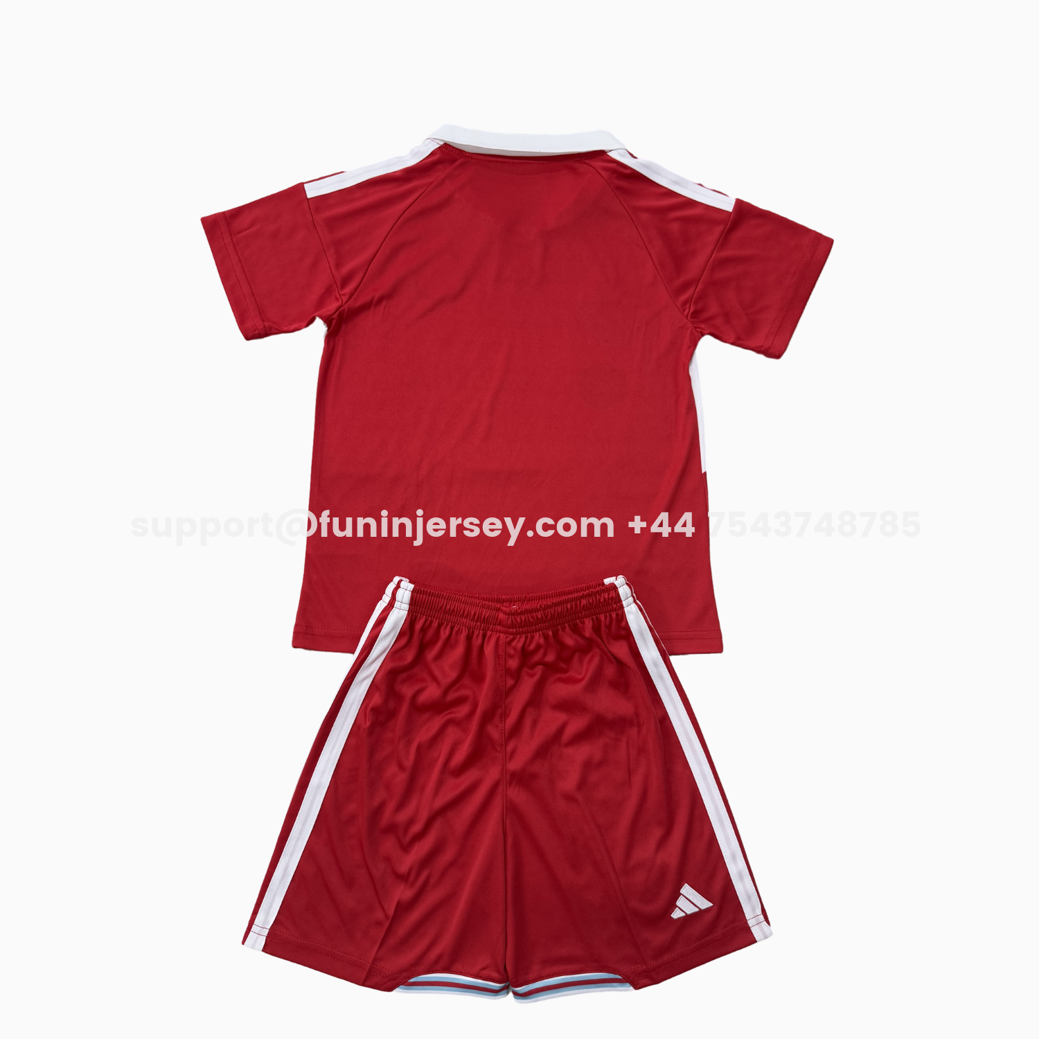 Funinjersey-Chicago Fire 25-26 Home Men's Adult Jersey Set - Fans Version
