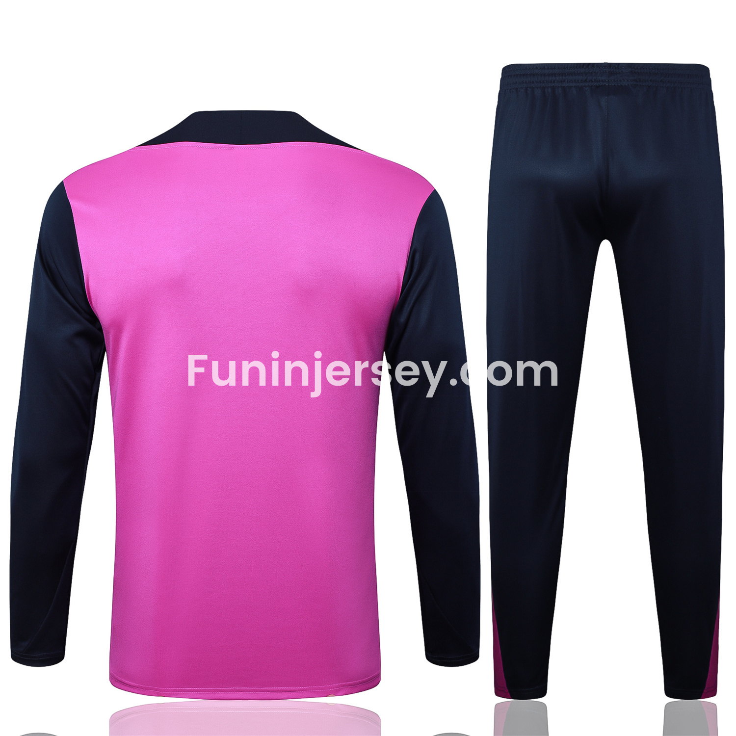 Funinjersey-Barcelona 25-26 Long Sleeve Training Set - Purple Top and Deep Blue Pants