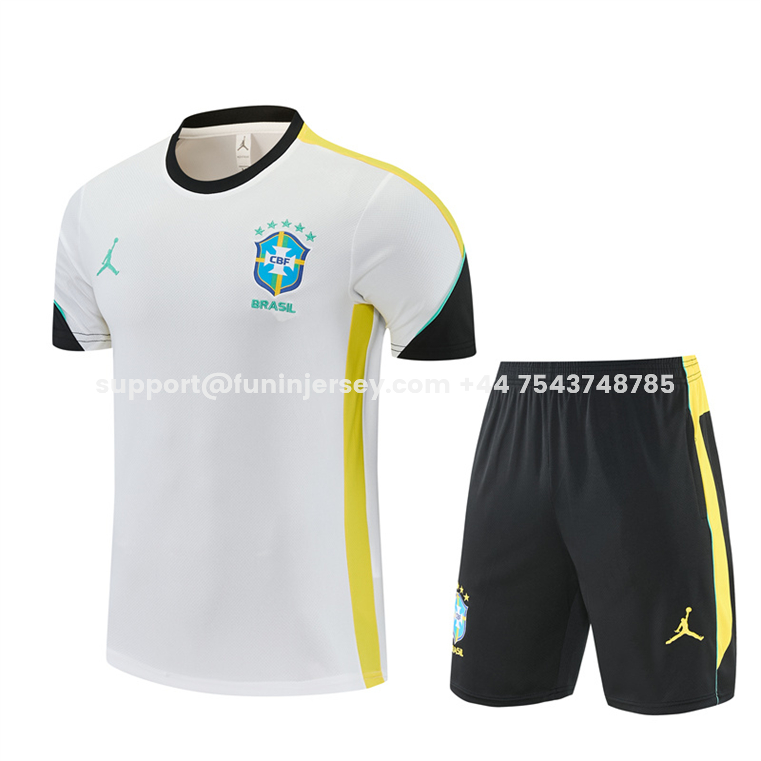 Funinjersey-Brazil 2026 Short-Sleeve Training Set - Colors Top & Colors Pants