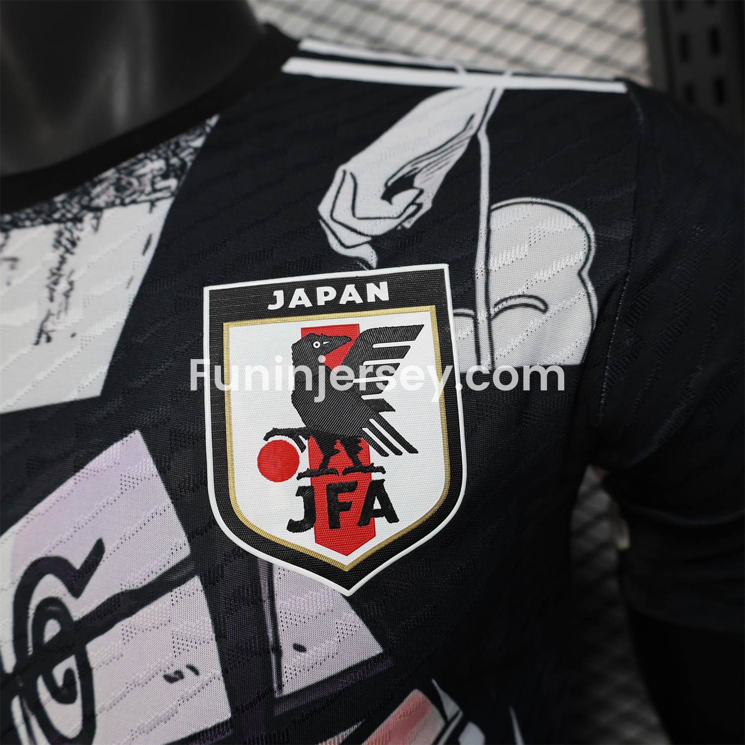 Funinjersey-Japan 25-26 Uchiha Itachi Black & White Special Jersey - Player Version