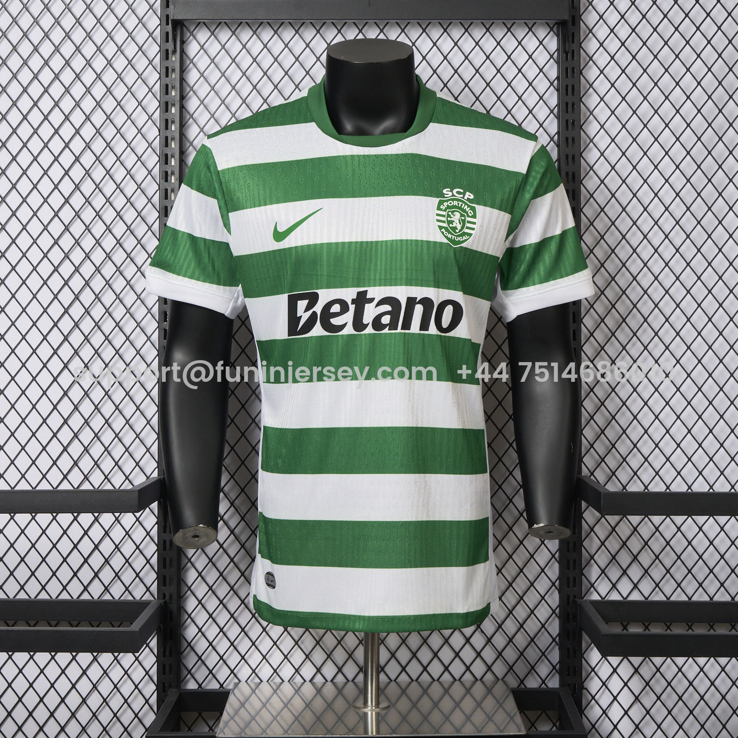 Funinjersey-Sporting CP 25-26 Home Jersey - Player Version