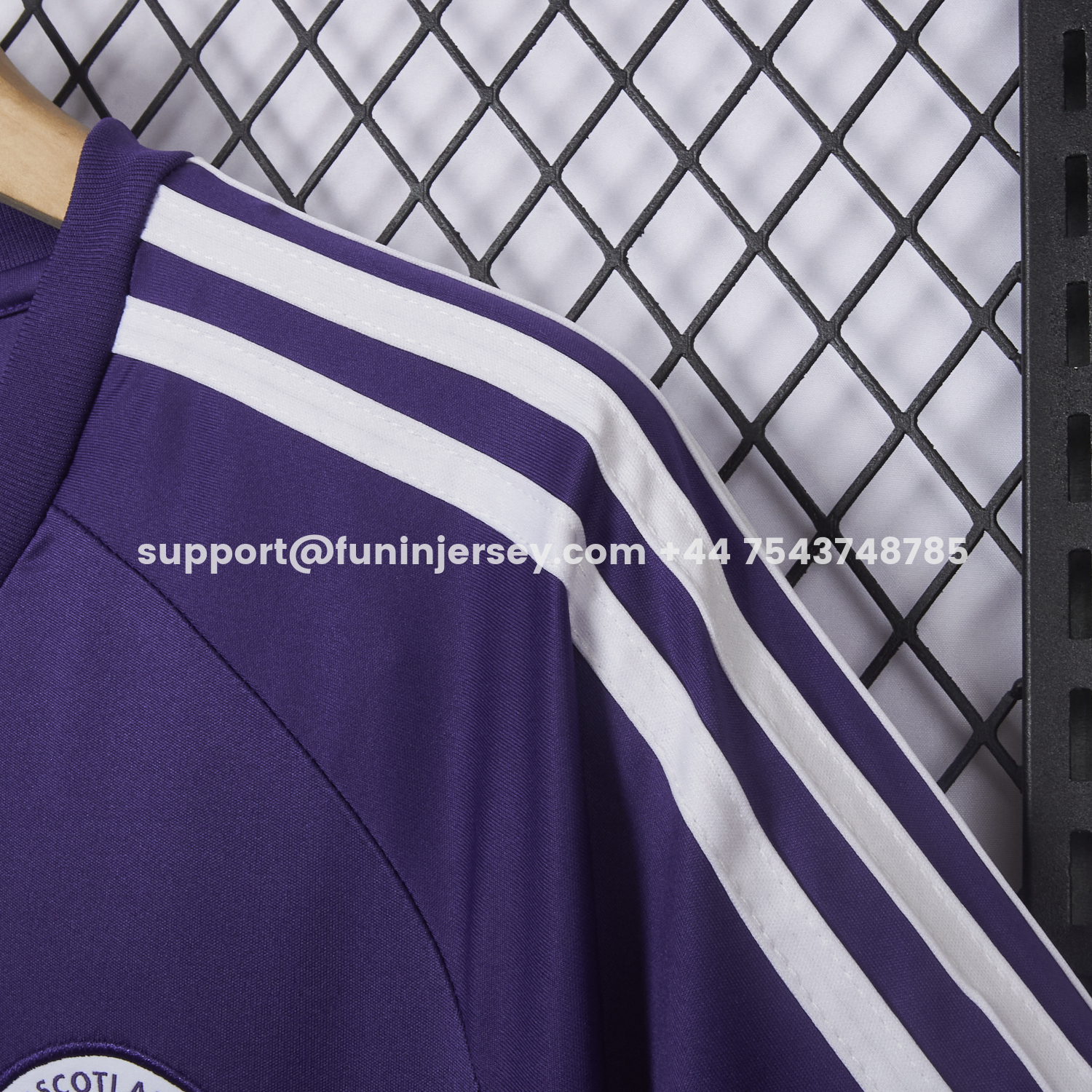Funinjersey-S-c-o.t l.a-n.d 2026 Purple Travel Jersey - Player Version