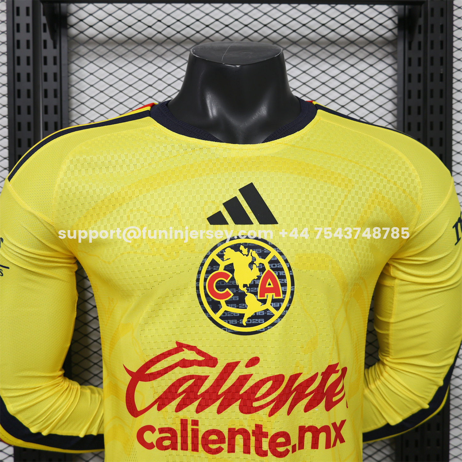 Funinjersey-Club América 26-27 Home Long Sleeves Jersey - Player Version