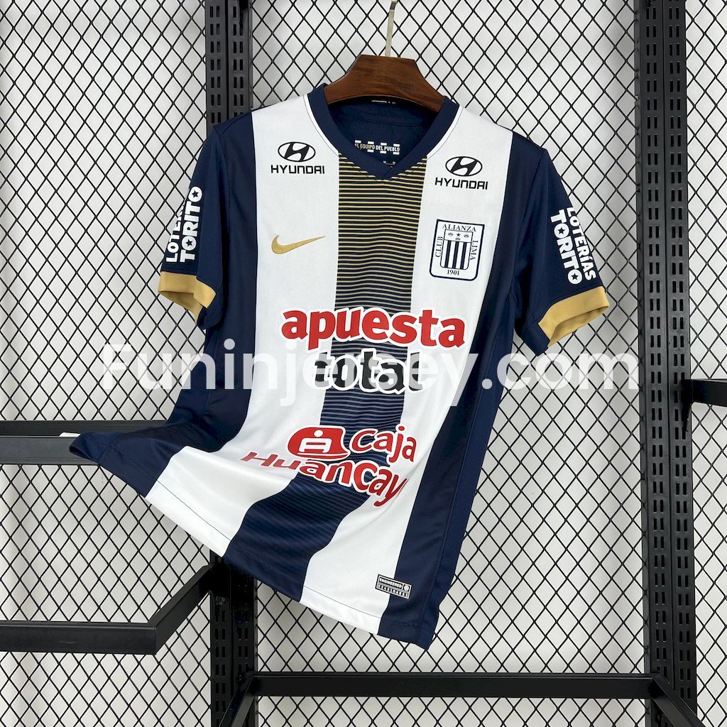 Funinjersey-Alianza Lima 25-26 Home Jersey - Fans Version