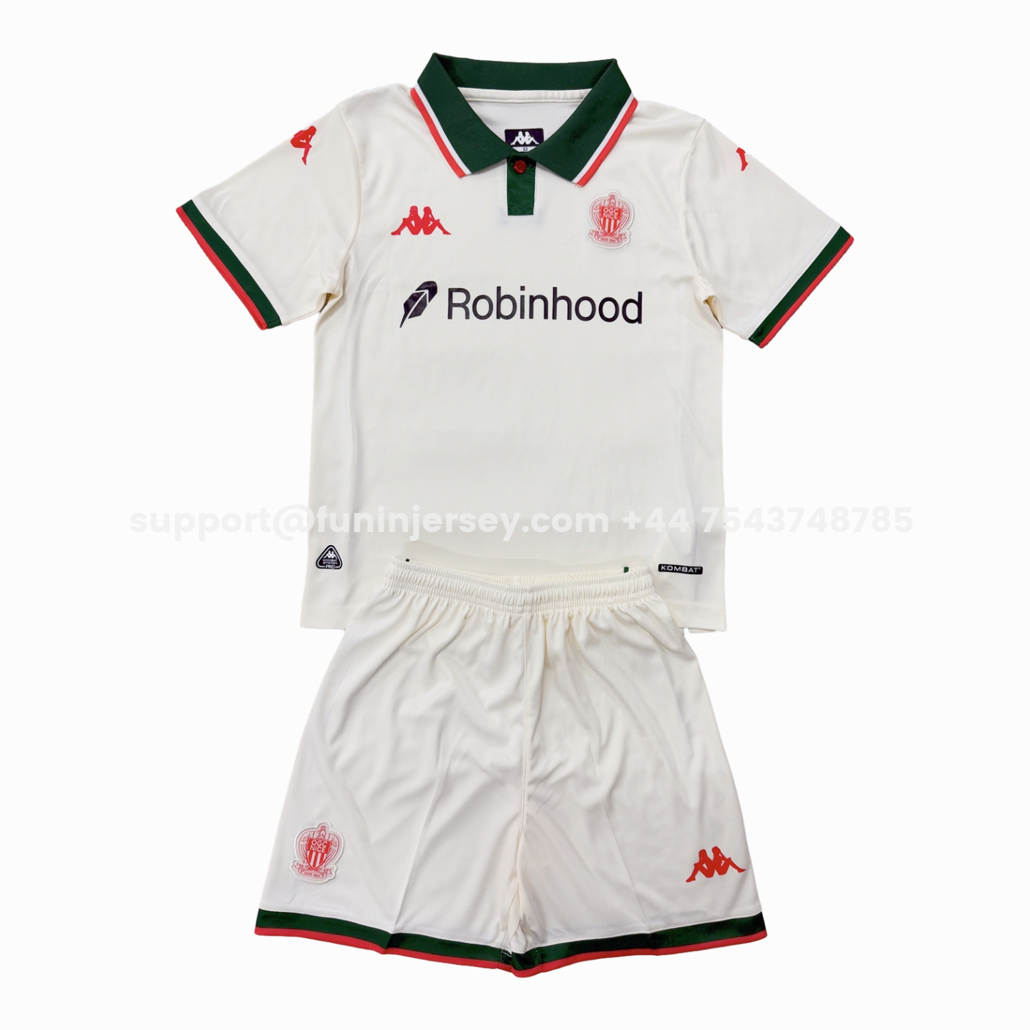 Funinjersey-Nice 25-26 Away Men's Adult Jersey Set - Fans Version