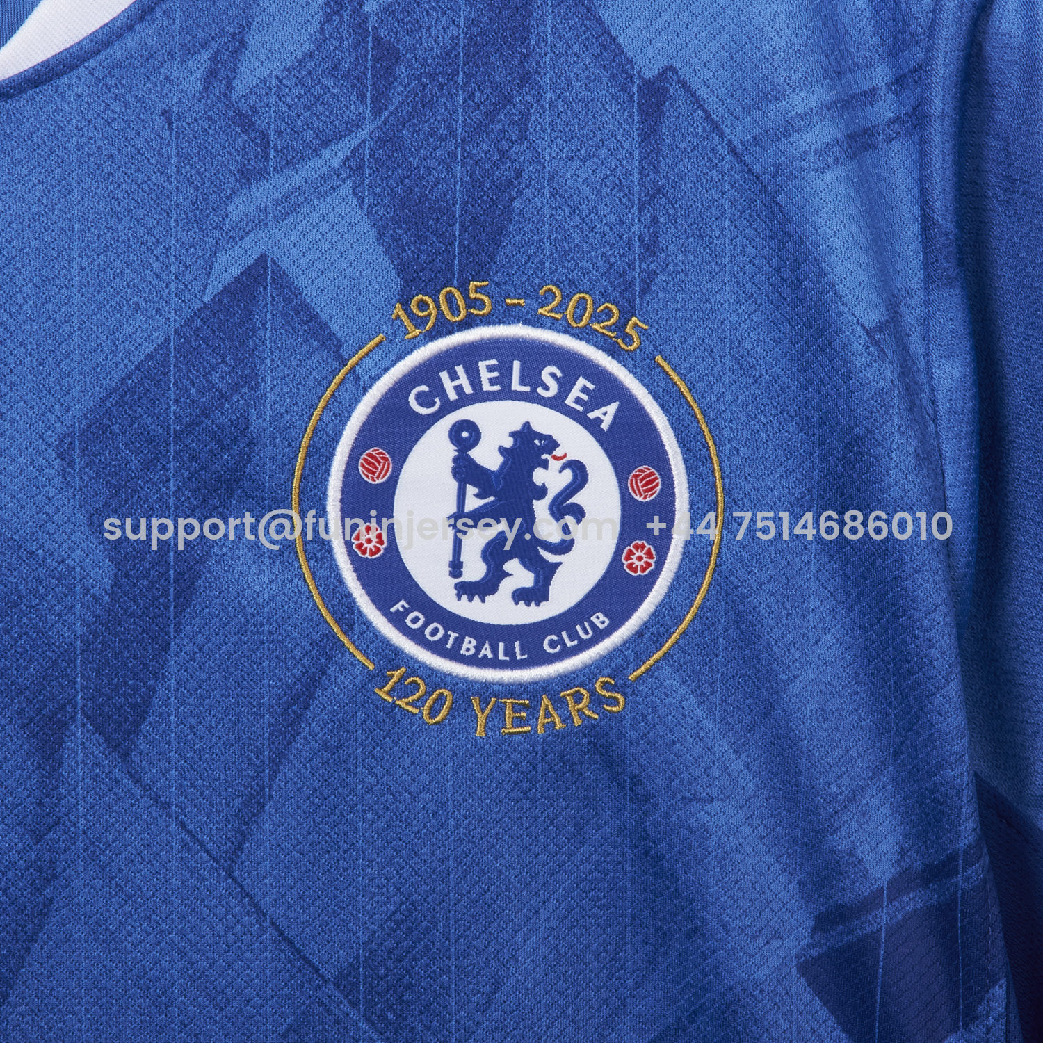 Funinjersey-C.H.E.L.S.E.A 25-26 120th Anniversary Home Unsponsored Jersey - Fans Version