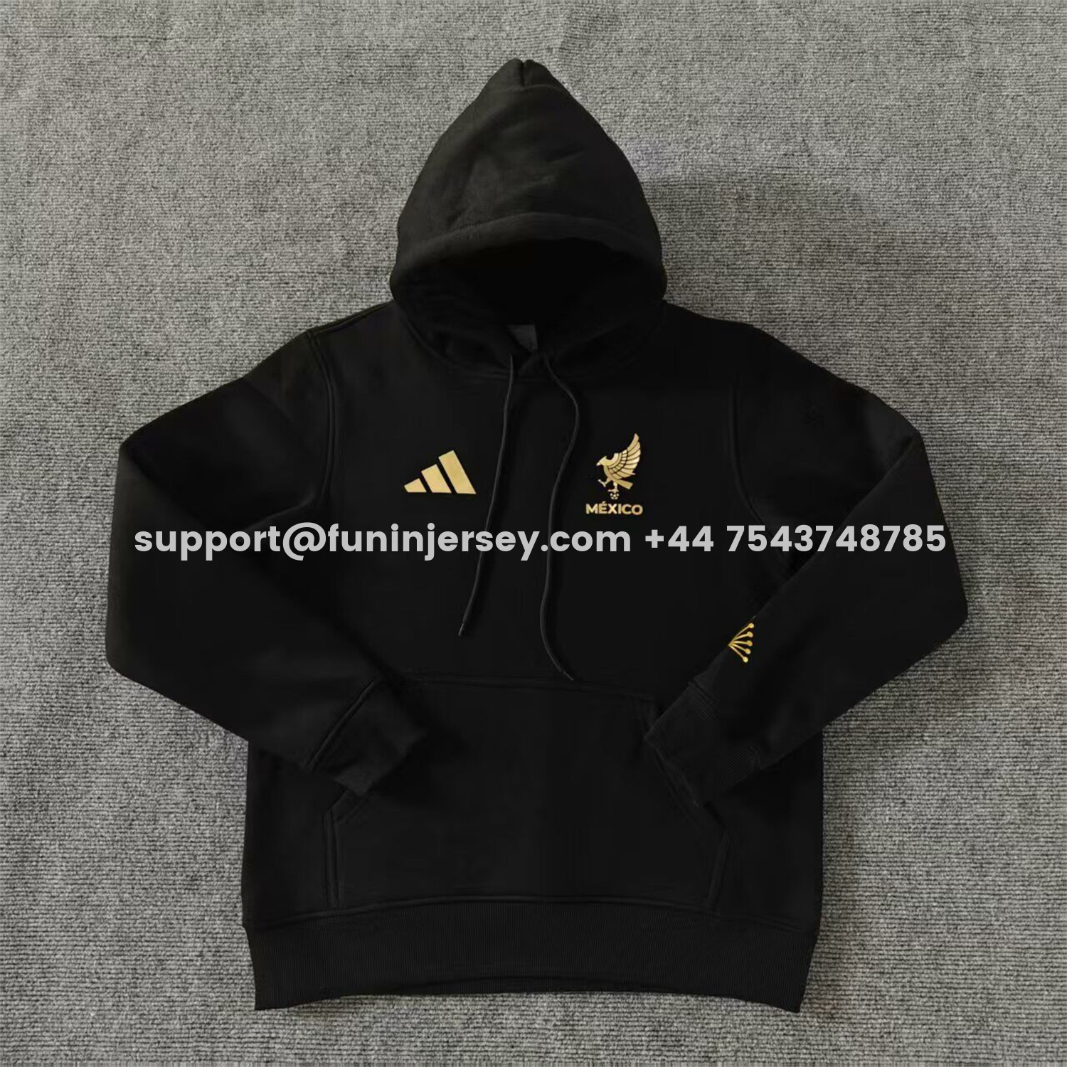 Funinjersey-Mexico 2025 Gold Cup Black Special Edition Unisex Pullover Hoodie