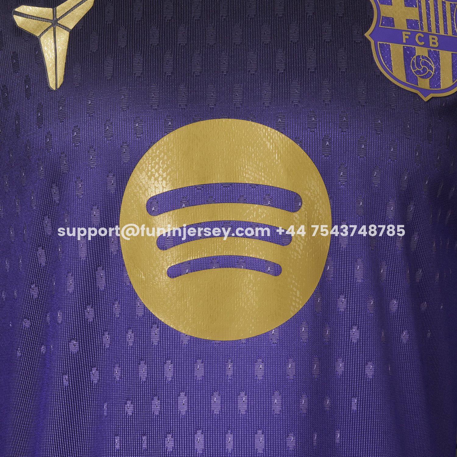 Funinjersey-Barcelona 26-27 Away Purple-Black Gradient Jersey - Player Version