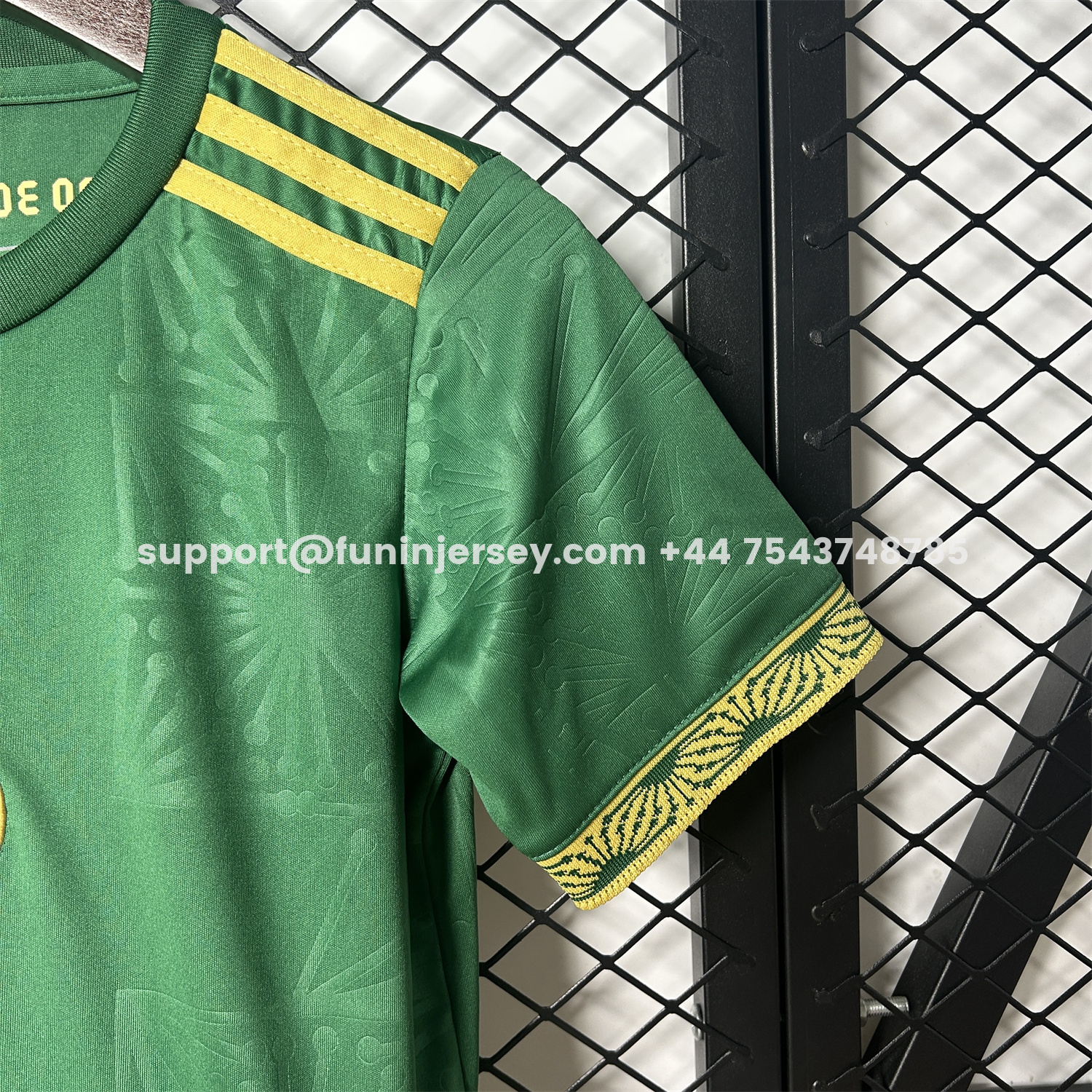 Funinjersey-Mexico 2025 Gold Cup Green Kids Kit