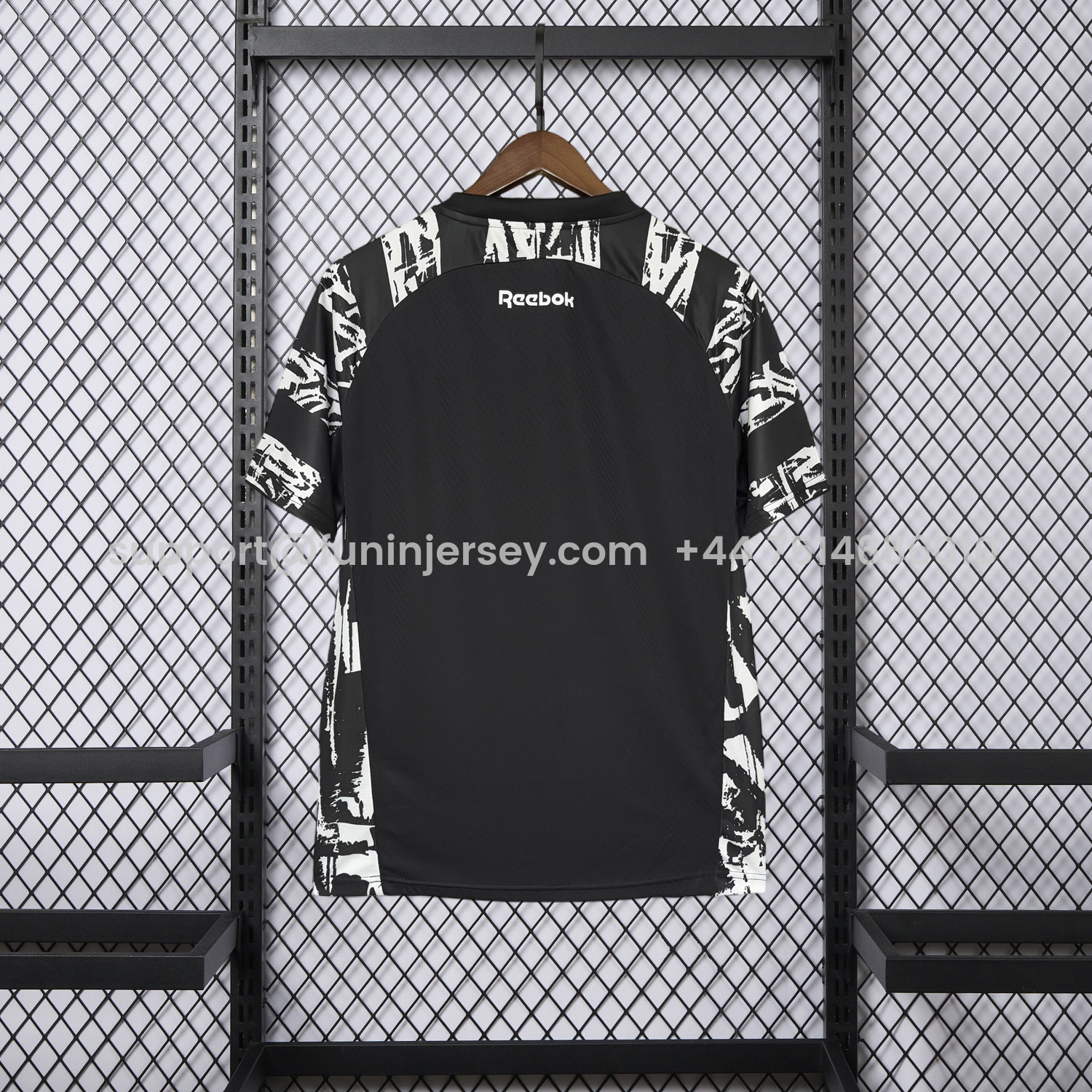 Funinjersey-Botafogo 25-26 Black Pre-Match Jersey - Fans Version