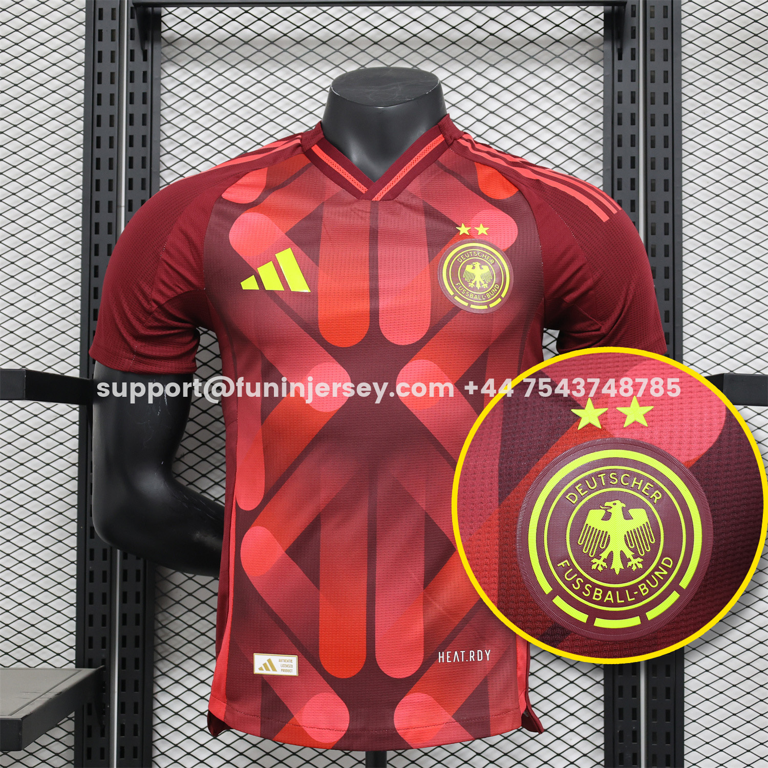 Funinjersey-Germany 2025 Women's Euro Away Jersey - Men's Player Version