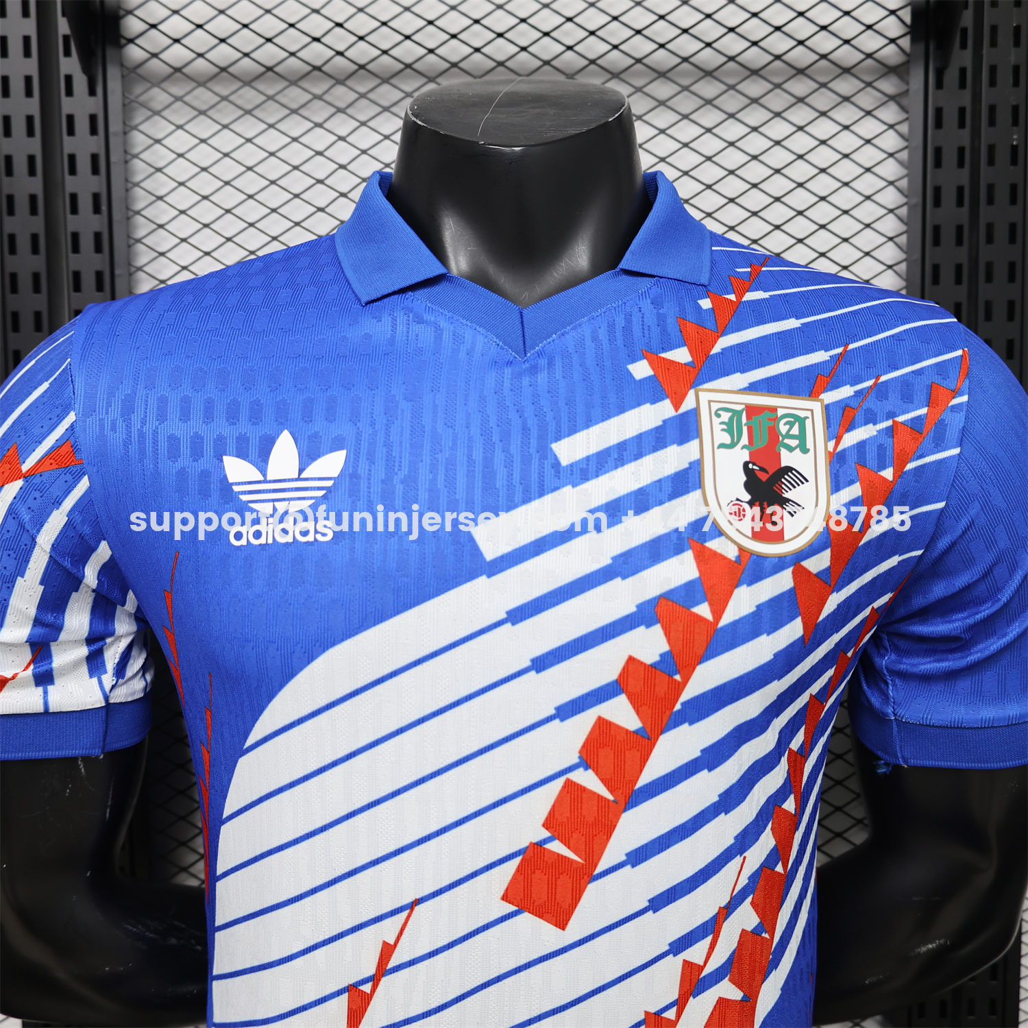 Funinjersey-Japan 2026 Red-White Stripes Blue Special Jersey - Player Version