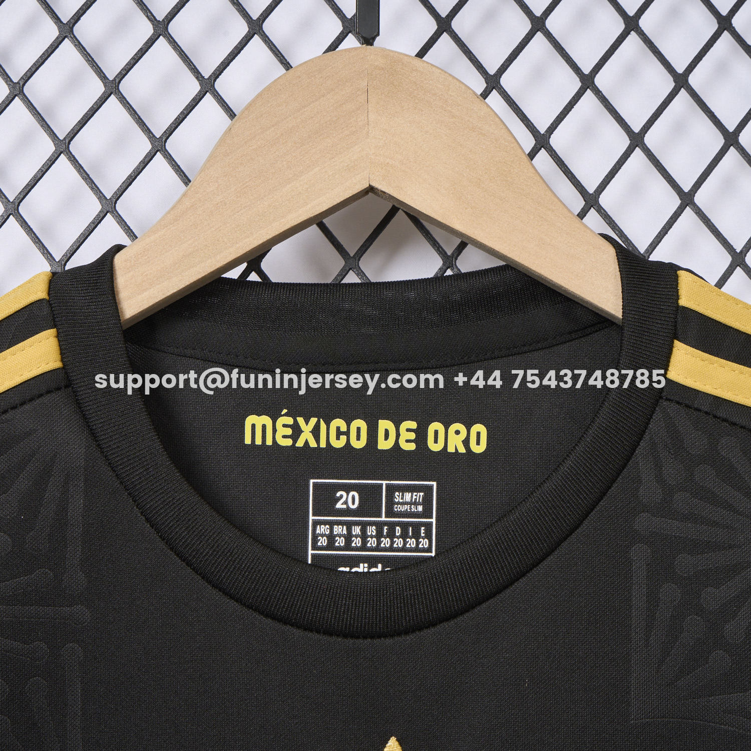 Funinjersey-Mexico 2025 Gold Cup Black Kids Kit