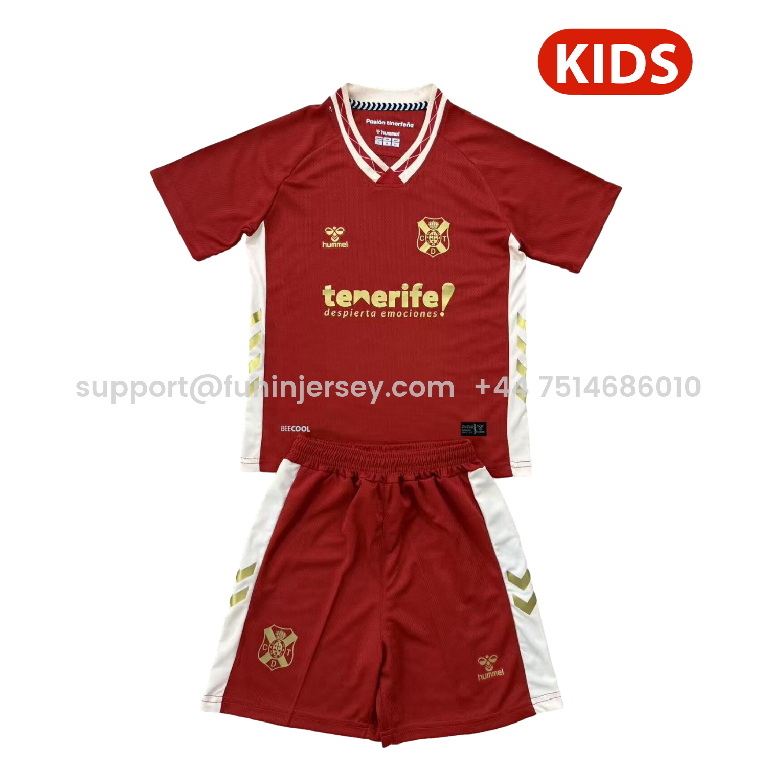 Funinjersey-Tenerife 25-26 Away Kids Kit