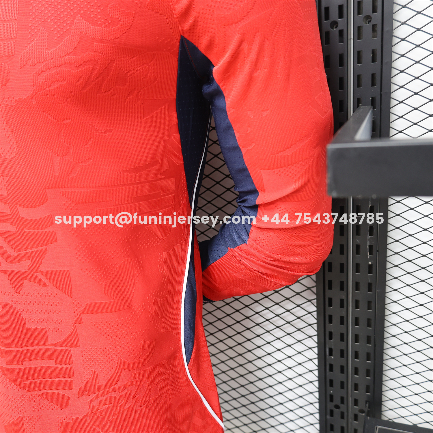 Funinjersey-England 2026 Away Long Sleeves Jersey - Player Version