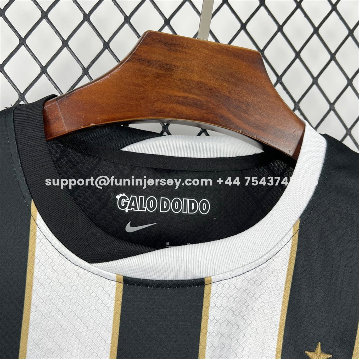 Funinjersey-Atletico Mineiro 26-27 Home Jersey With All Sponsors - Fans Version