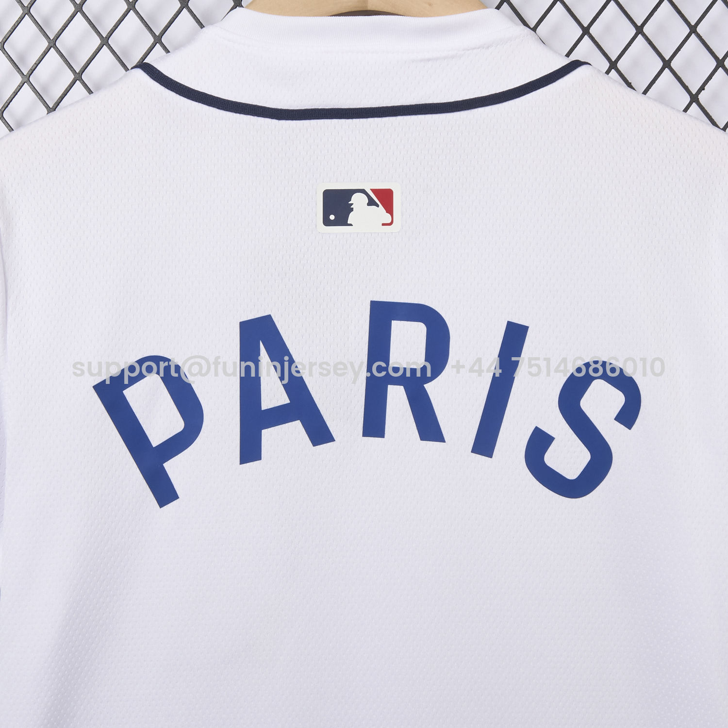 Funinjersey-Paris Saint-Germain PSG 25-26 White Limited Baseball Jersey