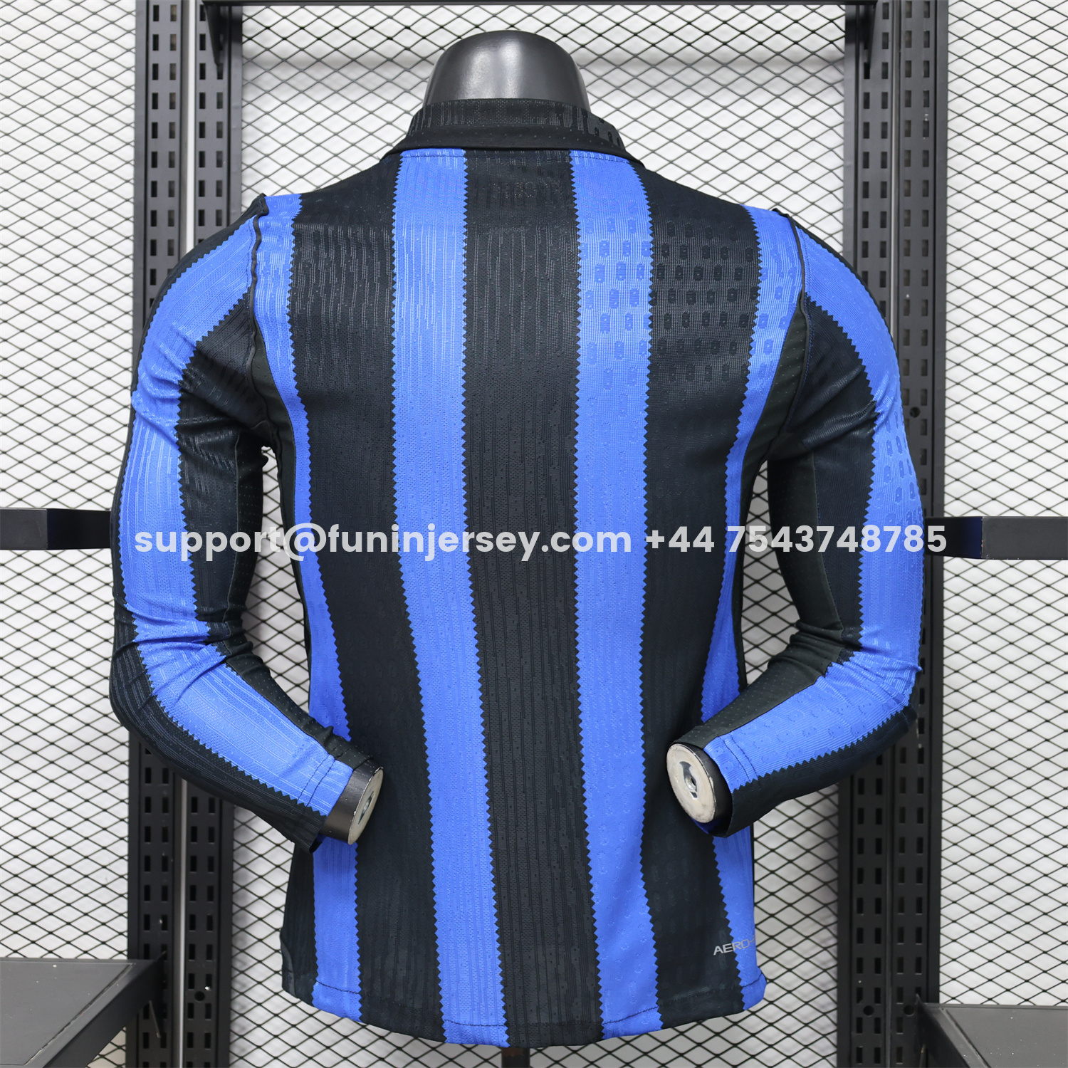 Funinjersey-Inter Milan 26-27 Home Long Sleeves Jersey - Player Version