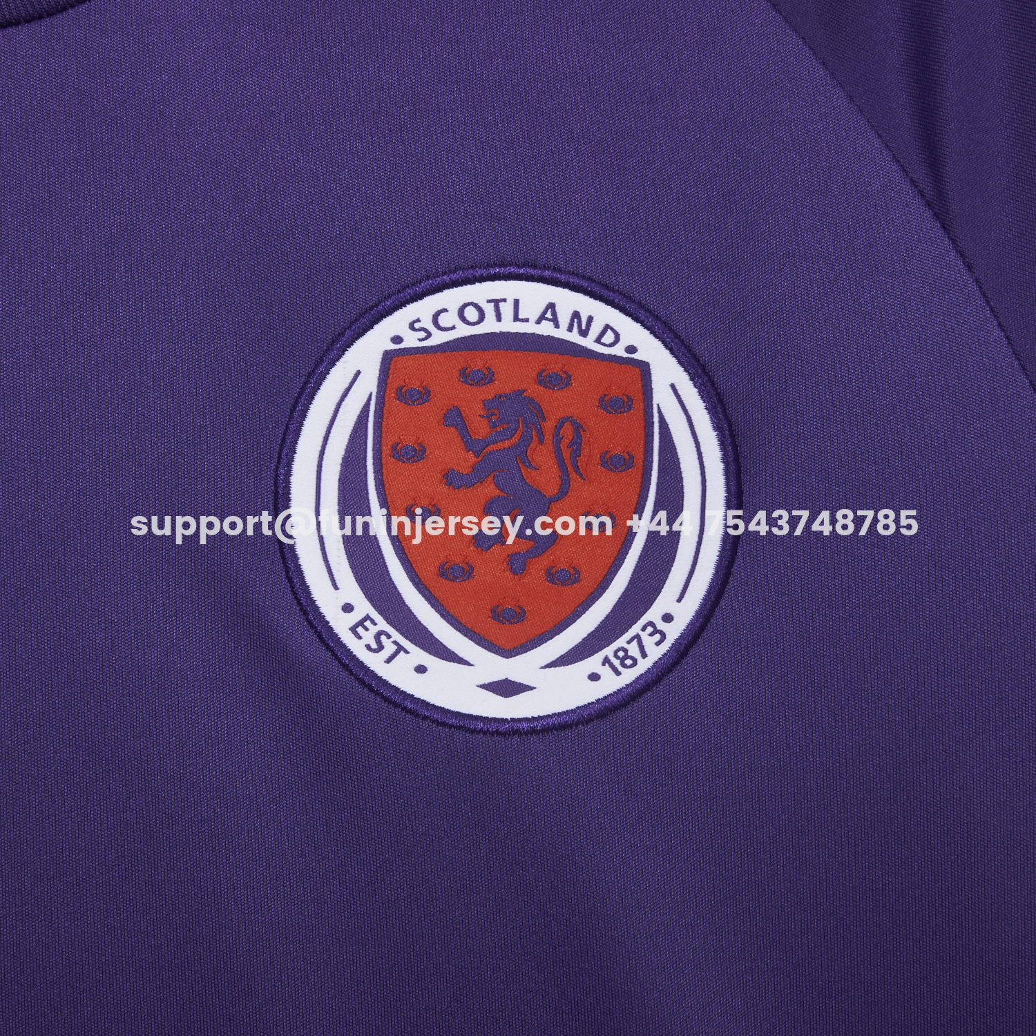 Funinjersey-S-c-o.t l.a-n.d 2026 Purple Travel Jersey - Player Version