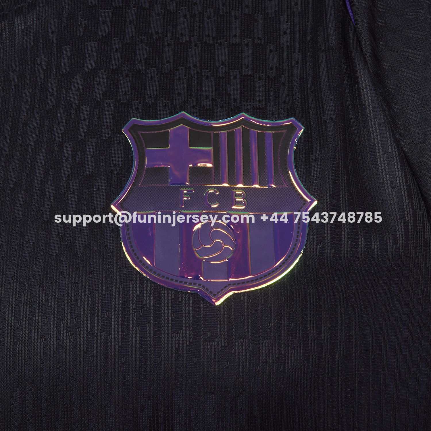 Funinjersey-Barcelona 26-27 Away Purple-Black Gradient Jersey - Player Version