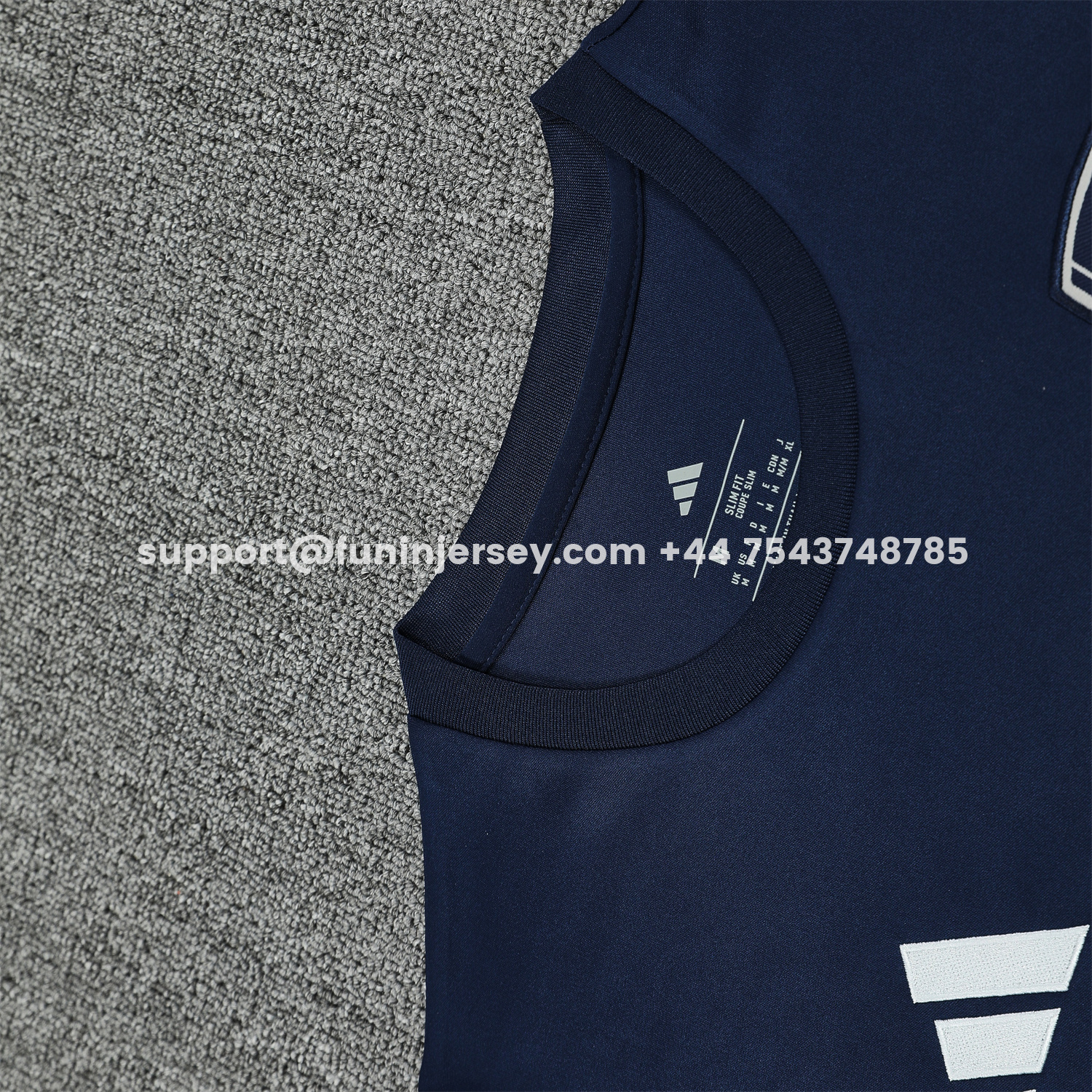 Funinjersey-Arsenal 25-26 Vest Training Set - Deep Blue Vest and Shorts