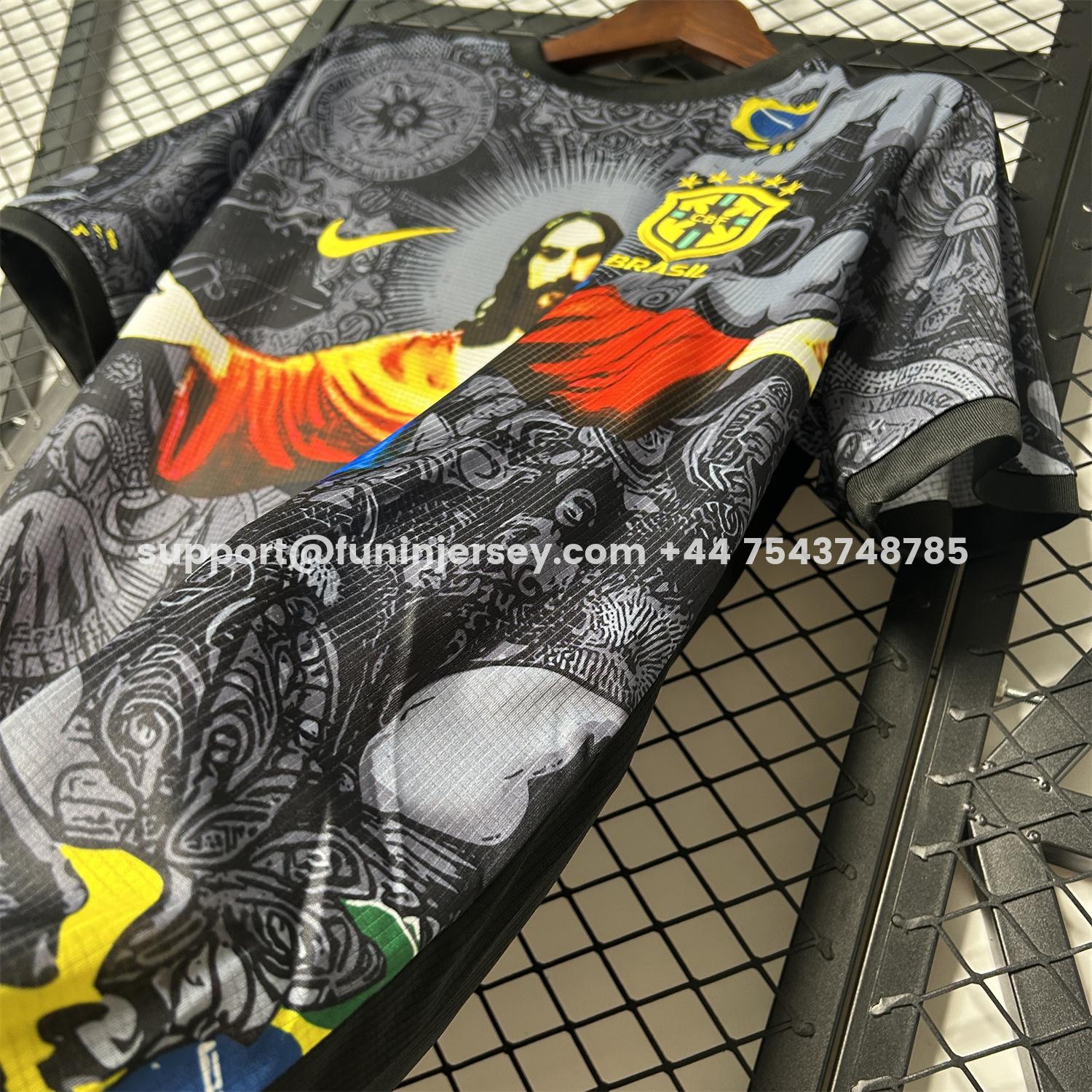 Funinjersey-Brazil 25-26 Colorful Jesus Statue Special Jersey - Fans Version