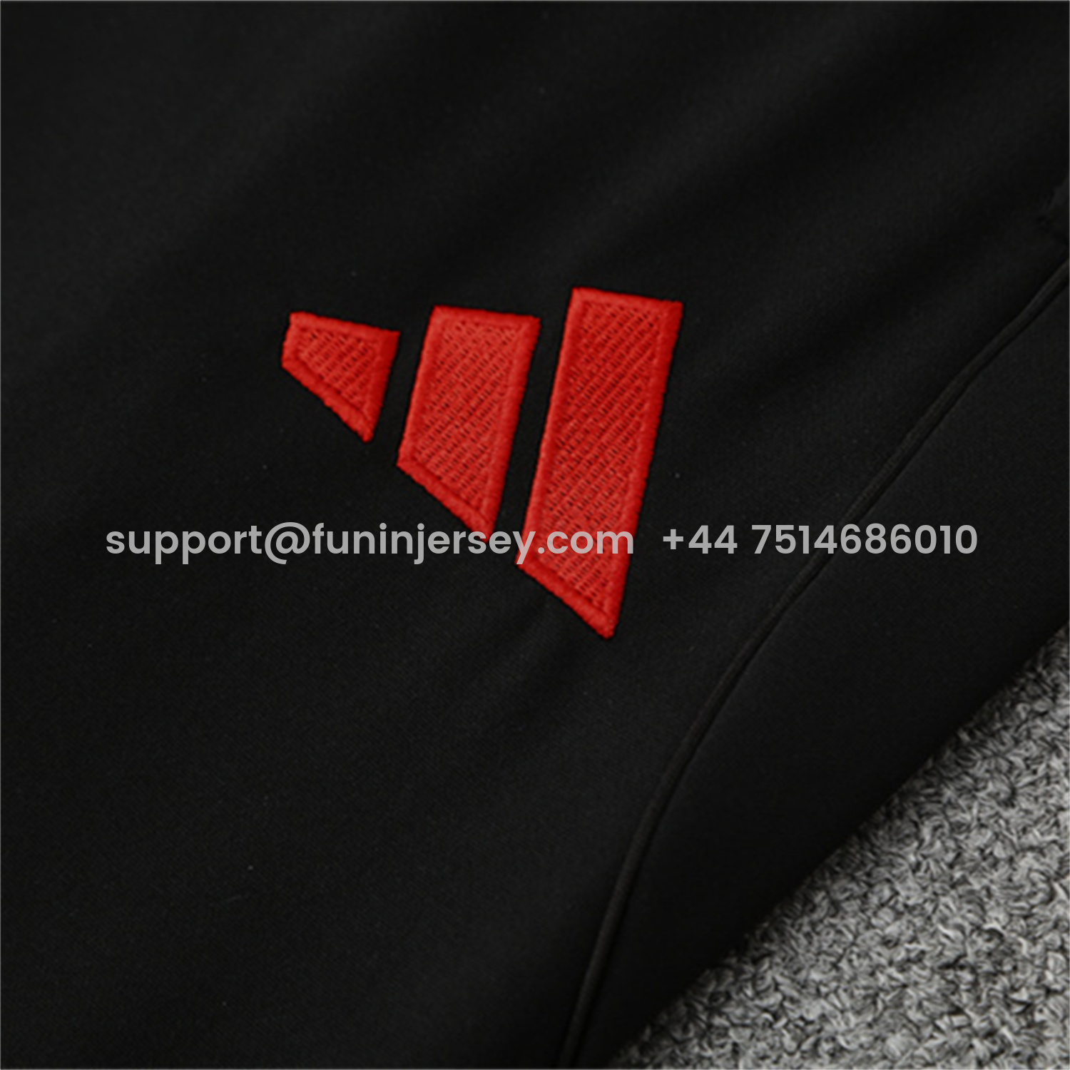 Funinjersey-Liver.pool 25-26 Long Sleeve Training Set - Black Top & Black Pants