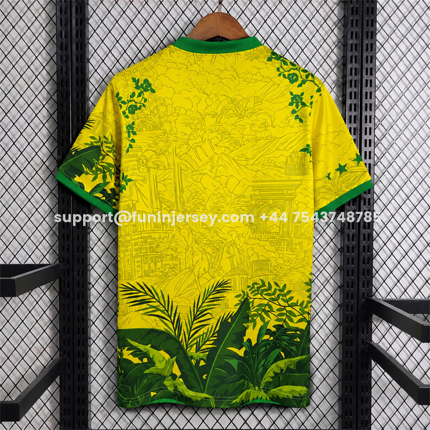 Funinjersey-Brazil 2026 Parrot Yellow Special Jersey - Fans Version