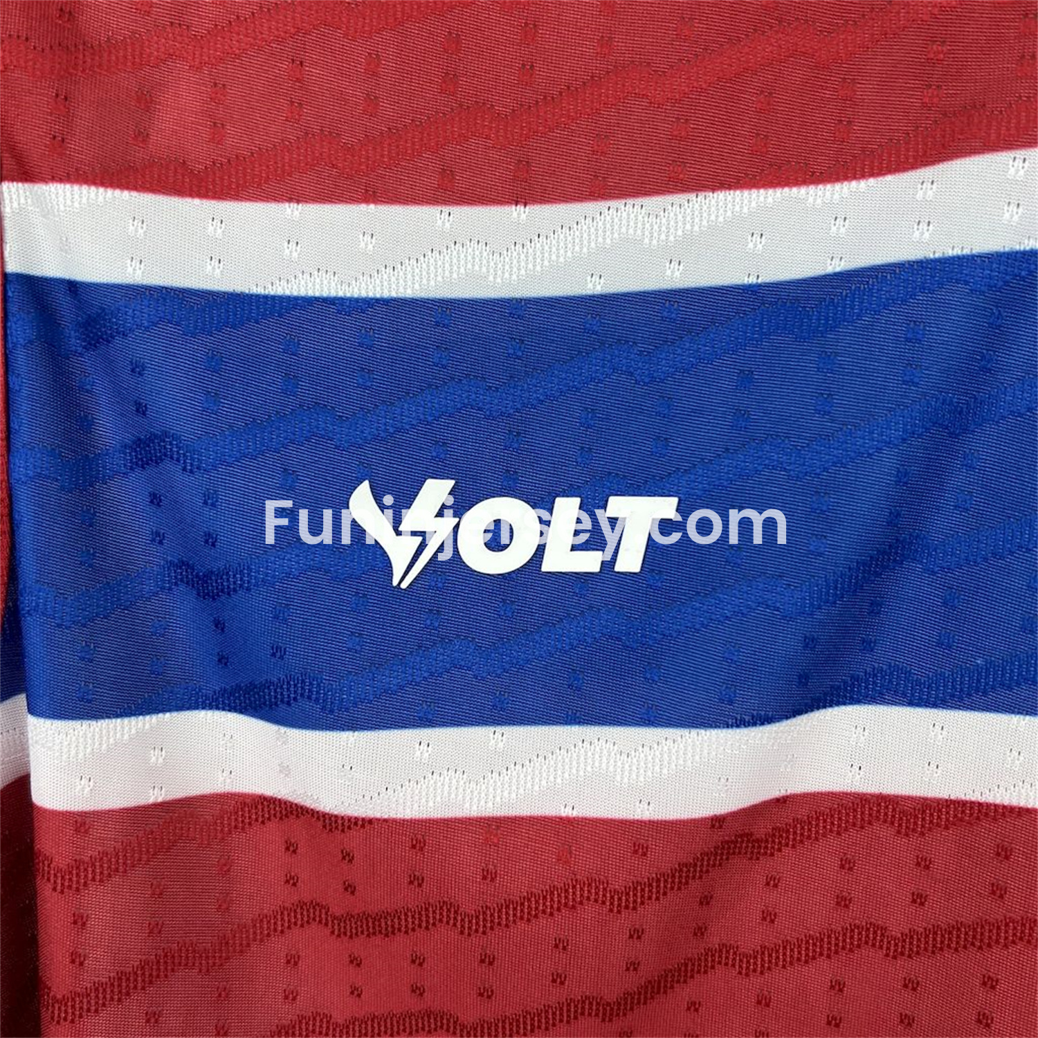 Funinjersey-Fortaleza 25-26 Home Red Blue Stripes Jersey - Fans Version