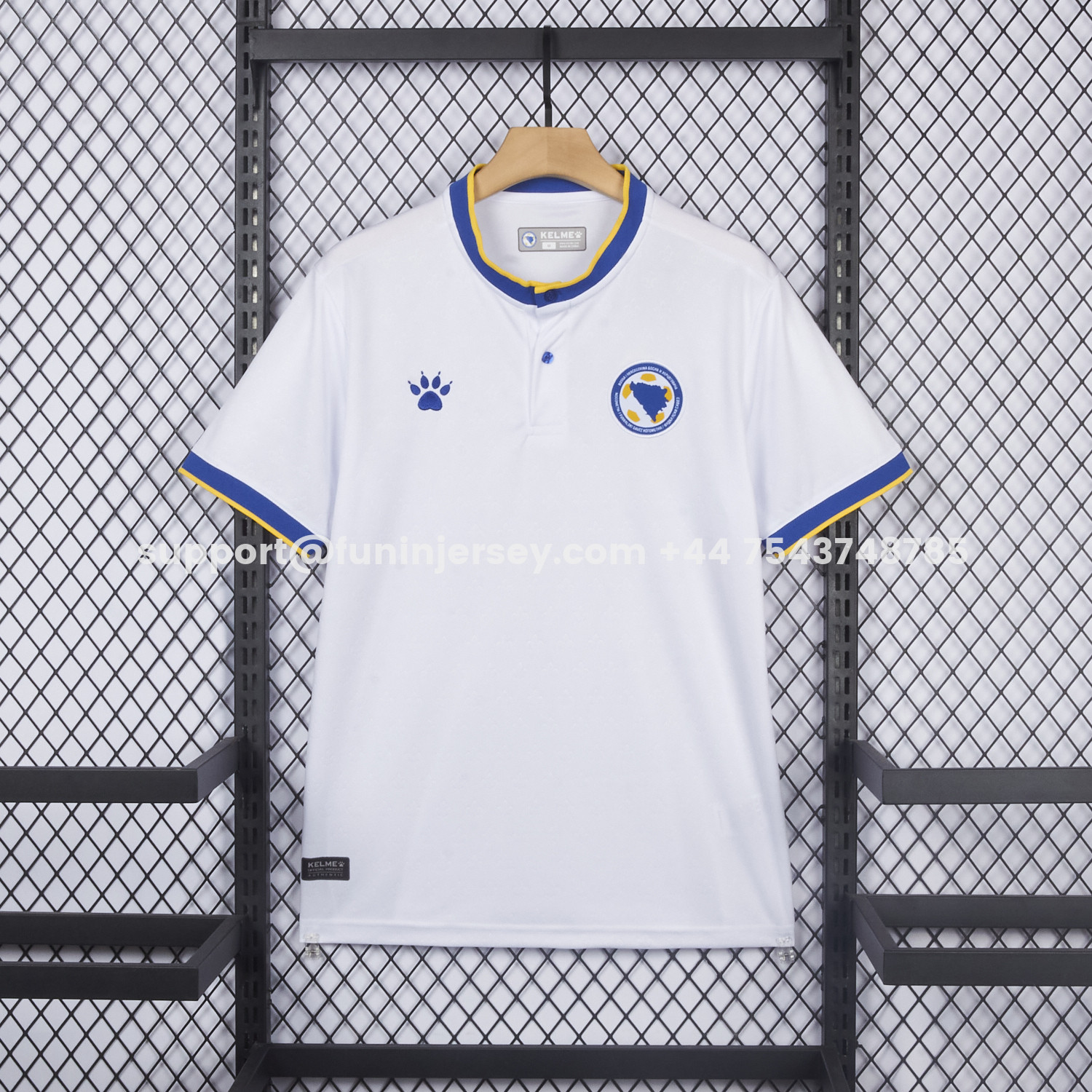 Funinjersey-Bosnia and Herzegovina 2026 Away Jersey - Fans Version