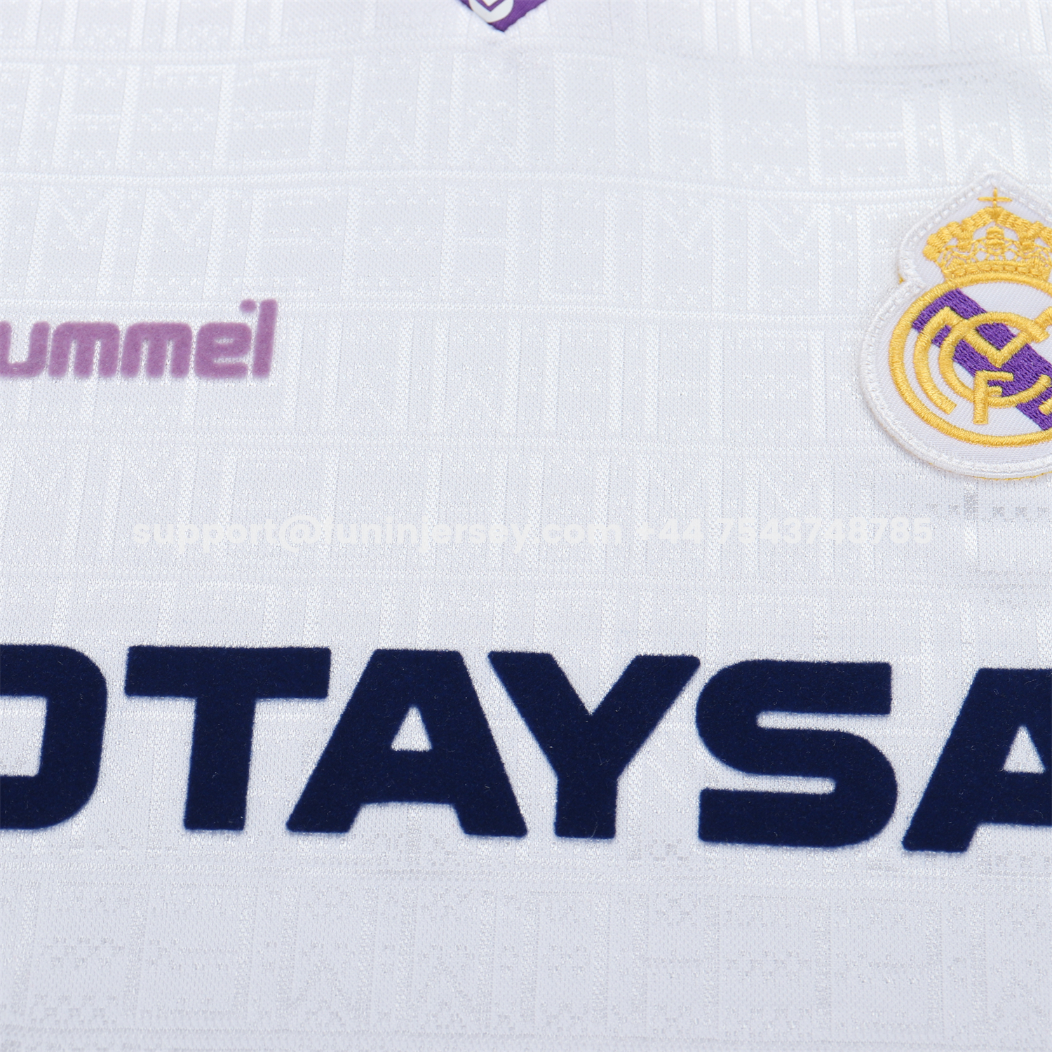 Funinjersey-Retro Real Madrid 1990-92 Home Kids Kit
