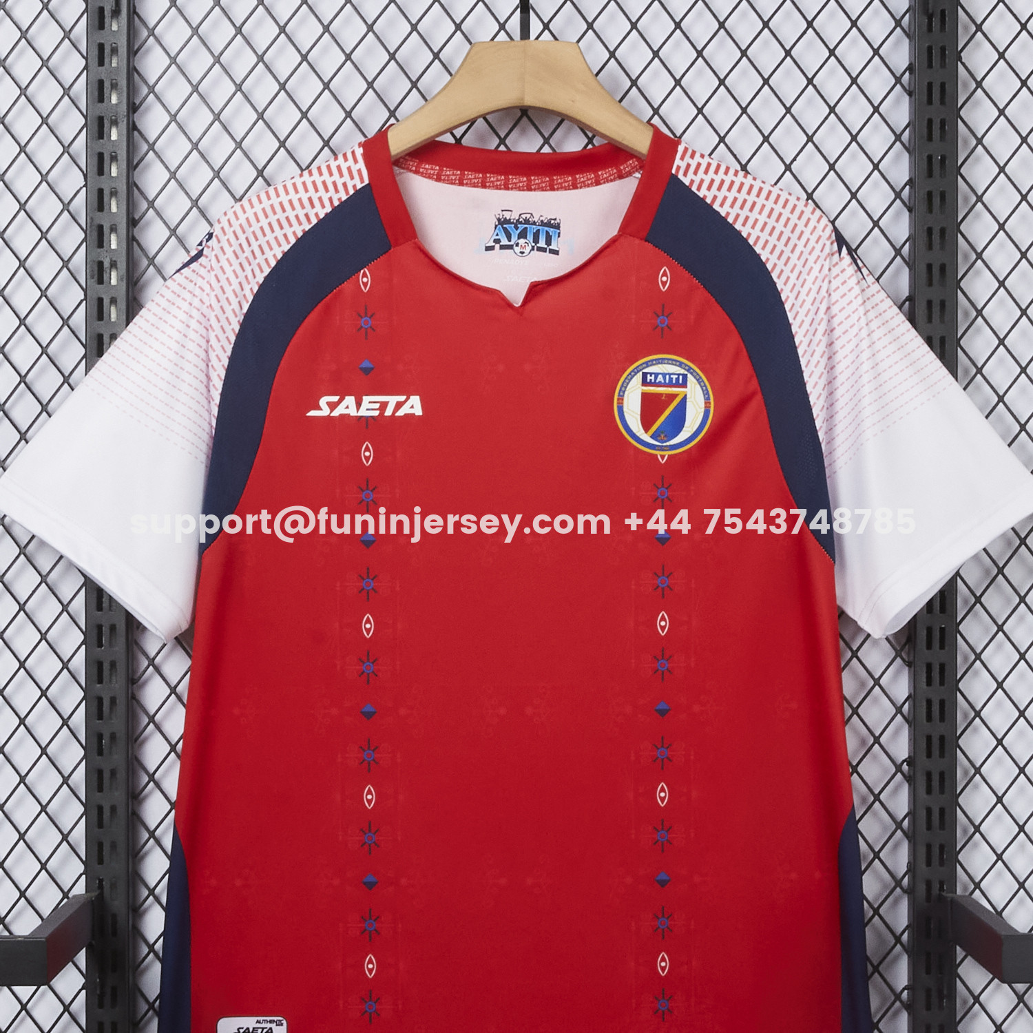 Funinjersey-Haiti 25-26 Third Red Jersey - Fans Version