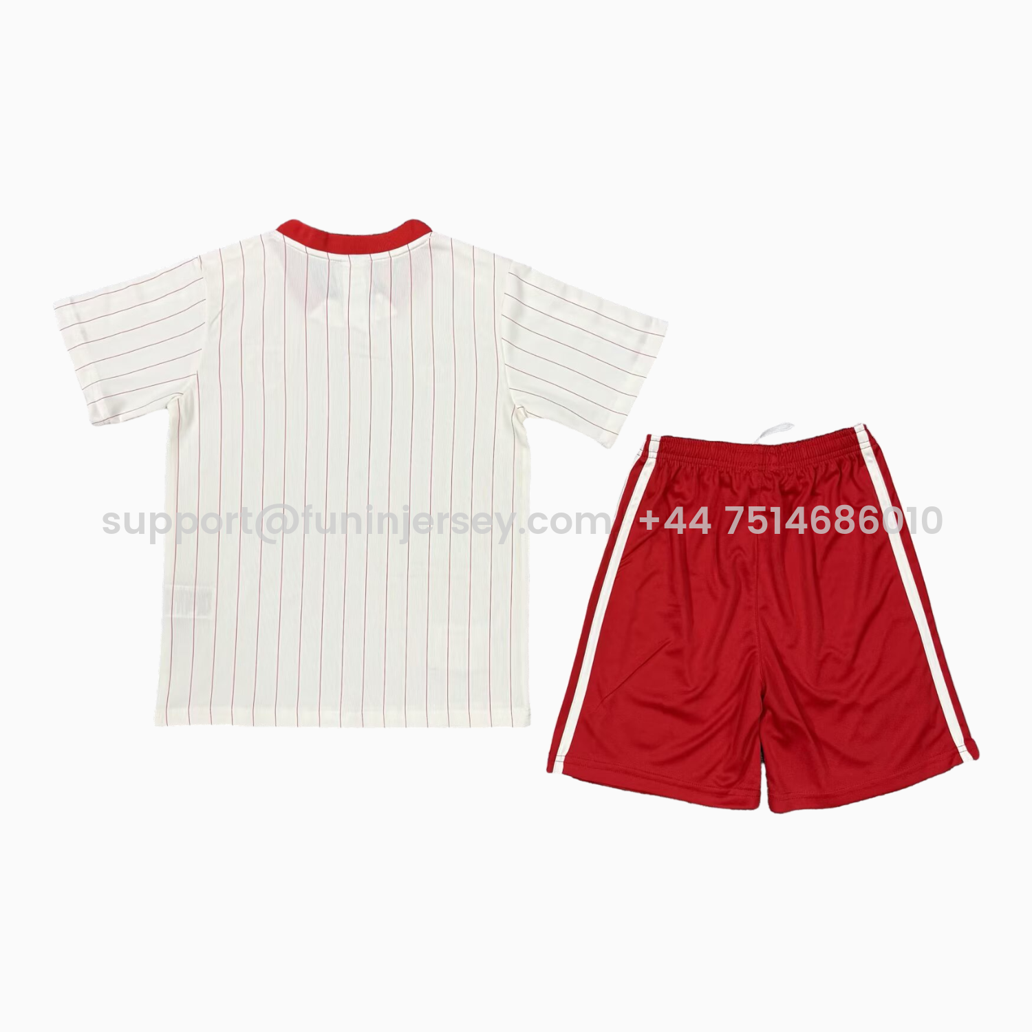 Funinjersey-Benfica 25-26 Icon Range Travel White Special Edition Kids Kit