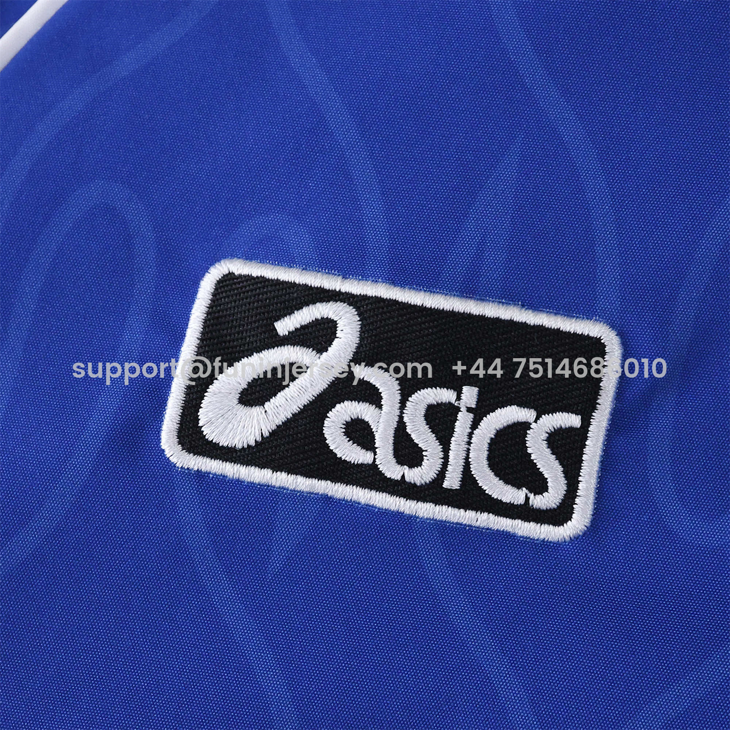 Funinjersey-Retro Japan 1998 Throwback Double Sided Reversible Windbreaker - White & Blue