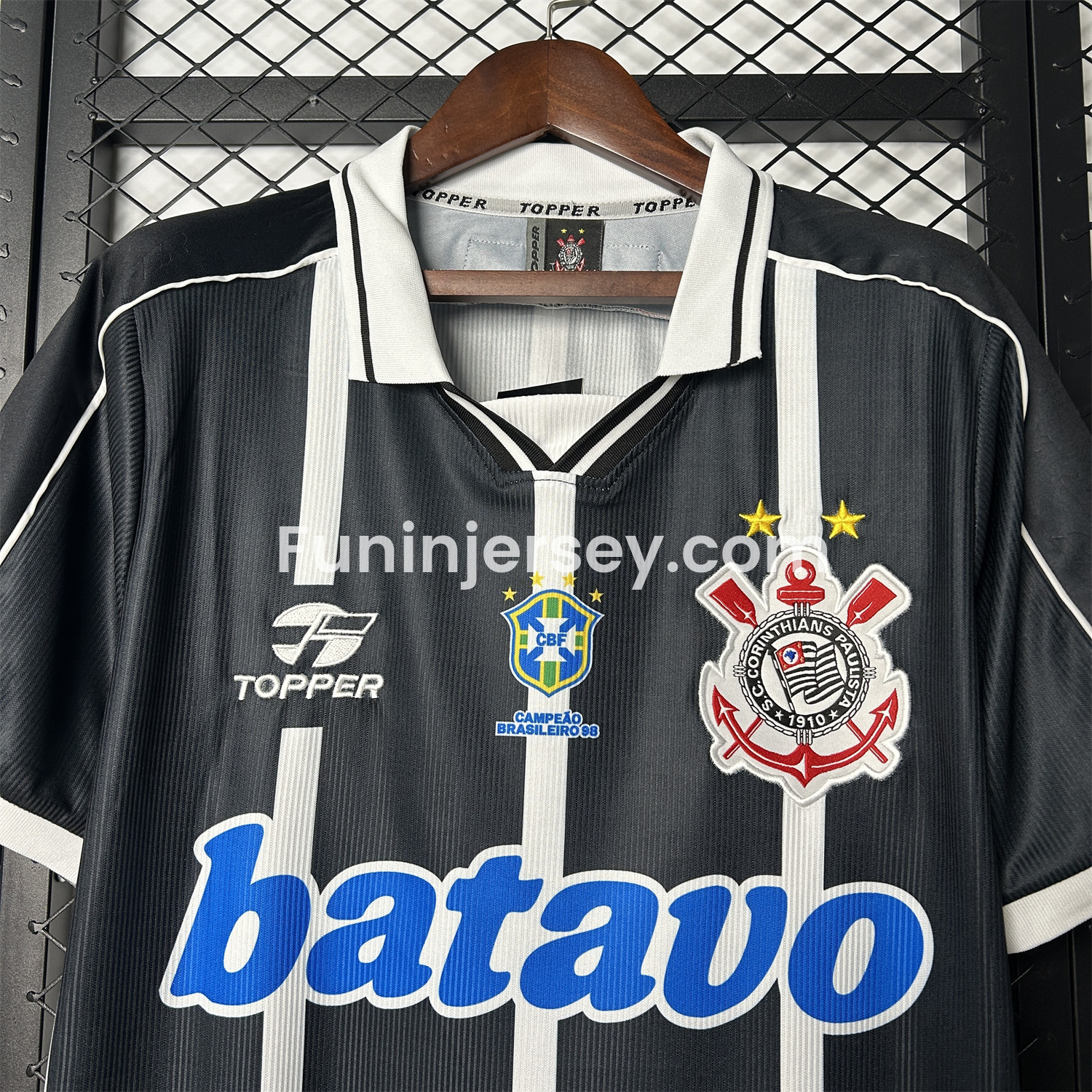 Funinjersey-Retro Corinthians 1999-00 Away Jersey
