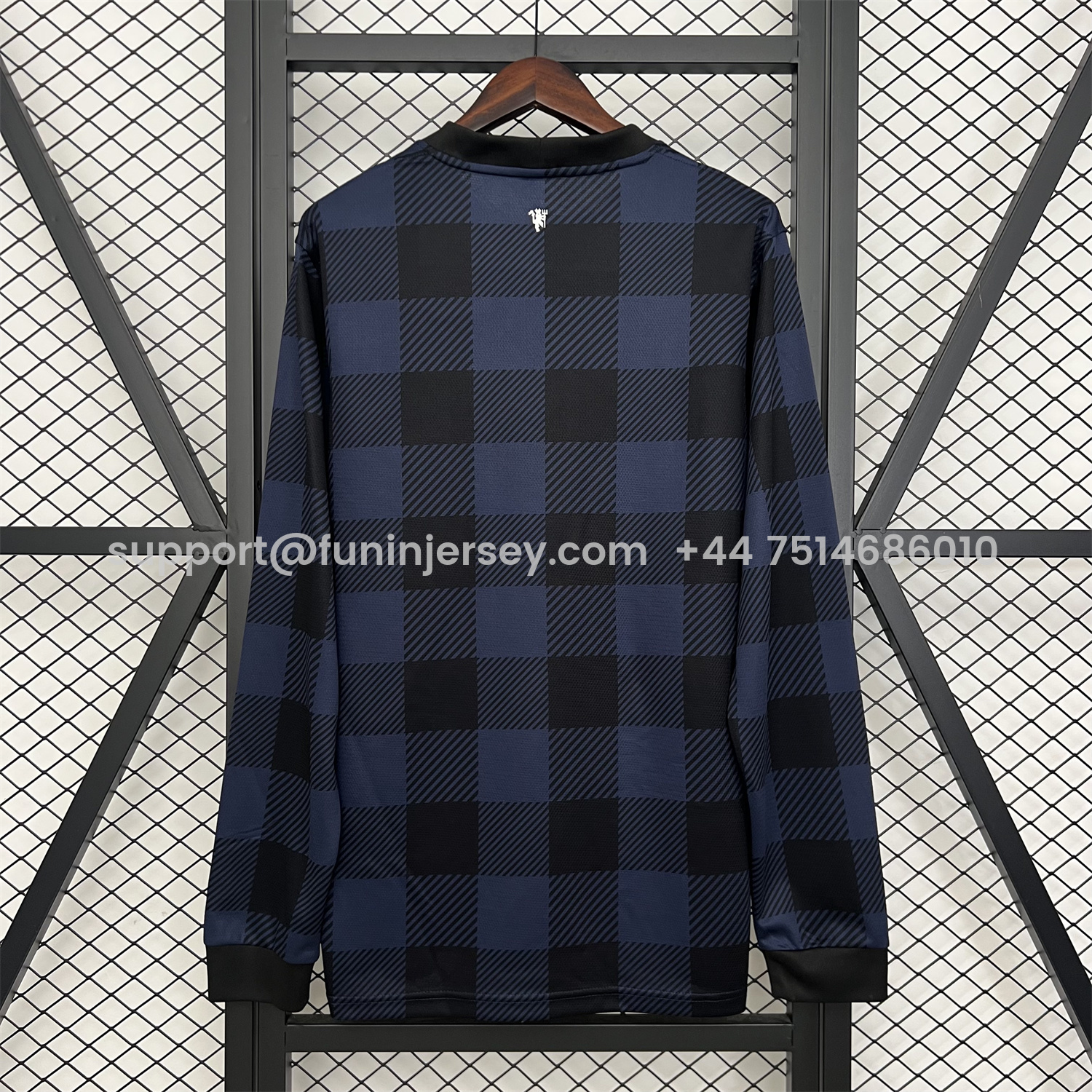 Funinjersey-Retro Manchester United 13-14 Away Long Sleeves Jersey