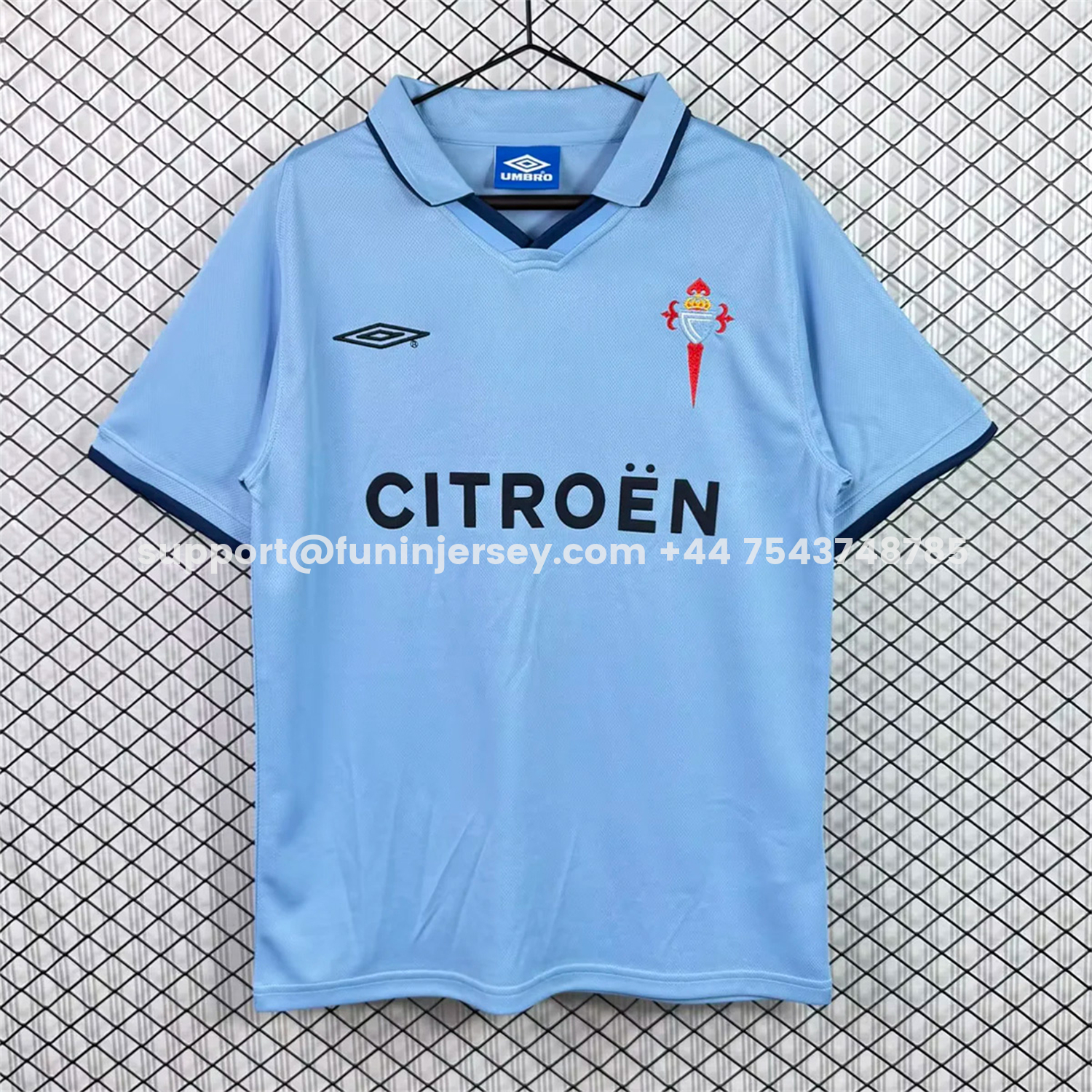 Funinjersey-Retro Celta Vigo 2001-02 Home Jersey