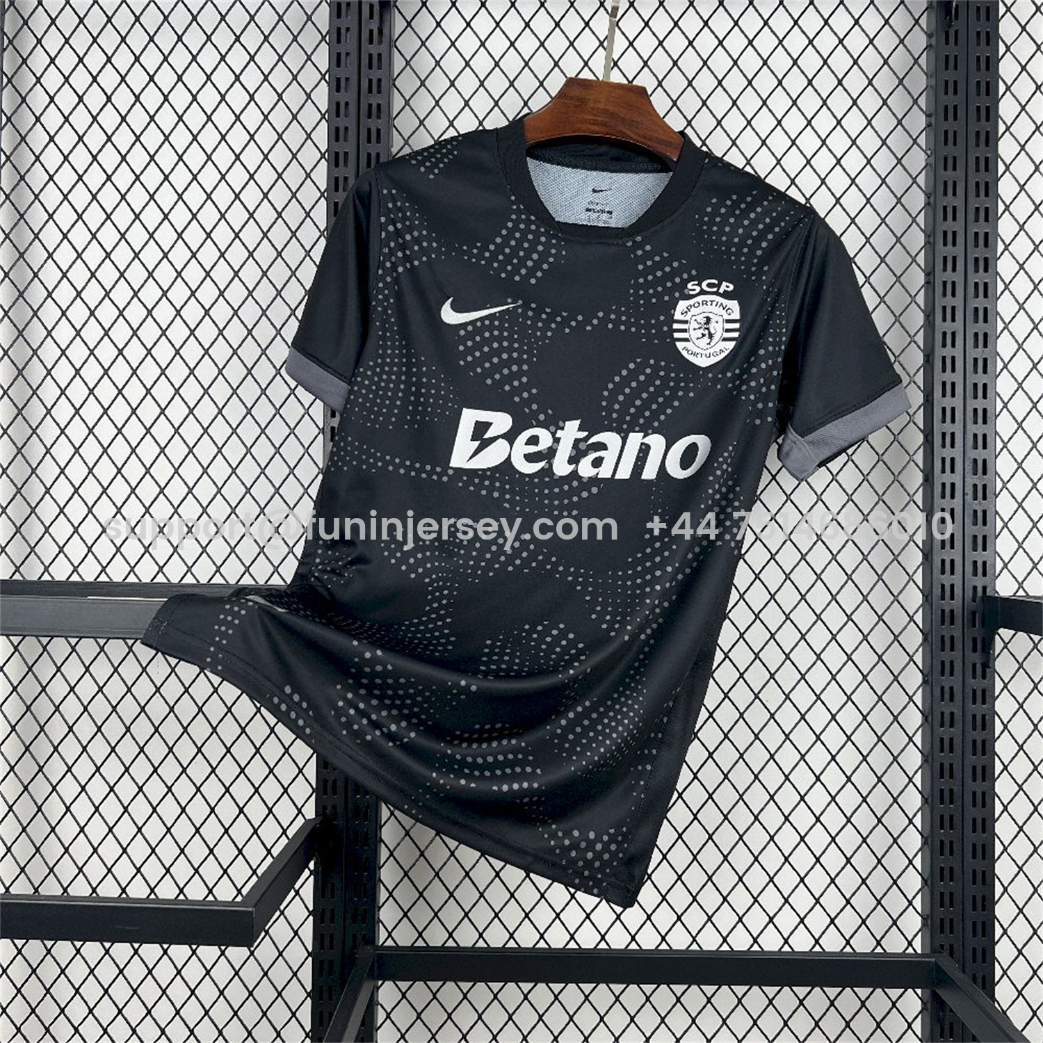 Funinjersey-Sporting CP 25-26 Black Special Jersey - Fans Version