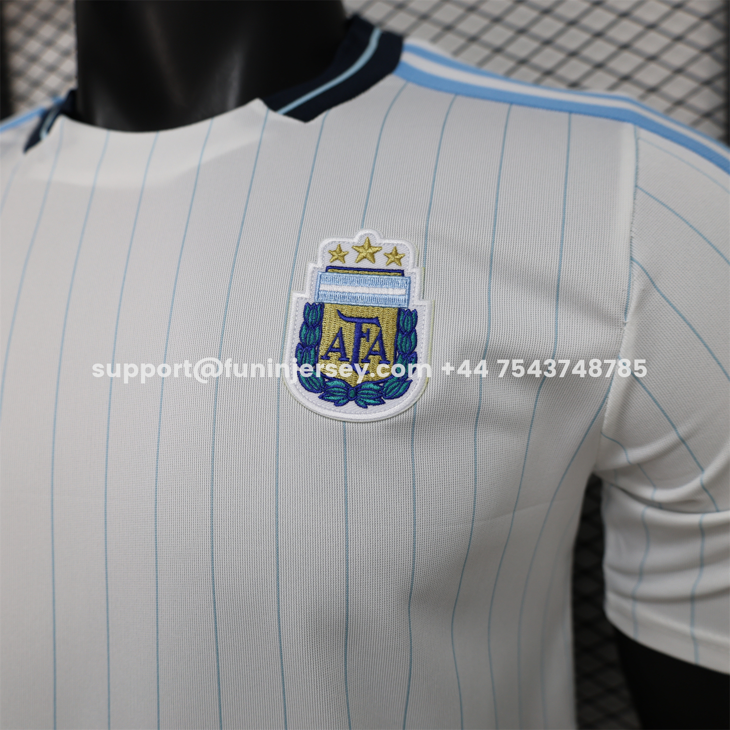 Funinjersey-Argentina 2026 Terrace Icon Retro Casual Style White Jersey - Player Version