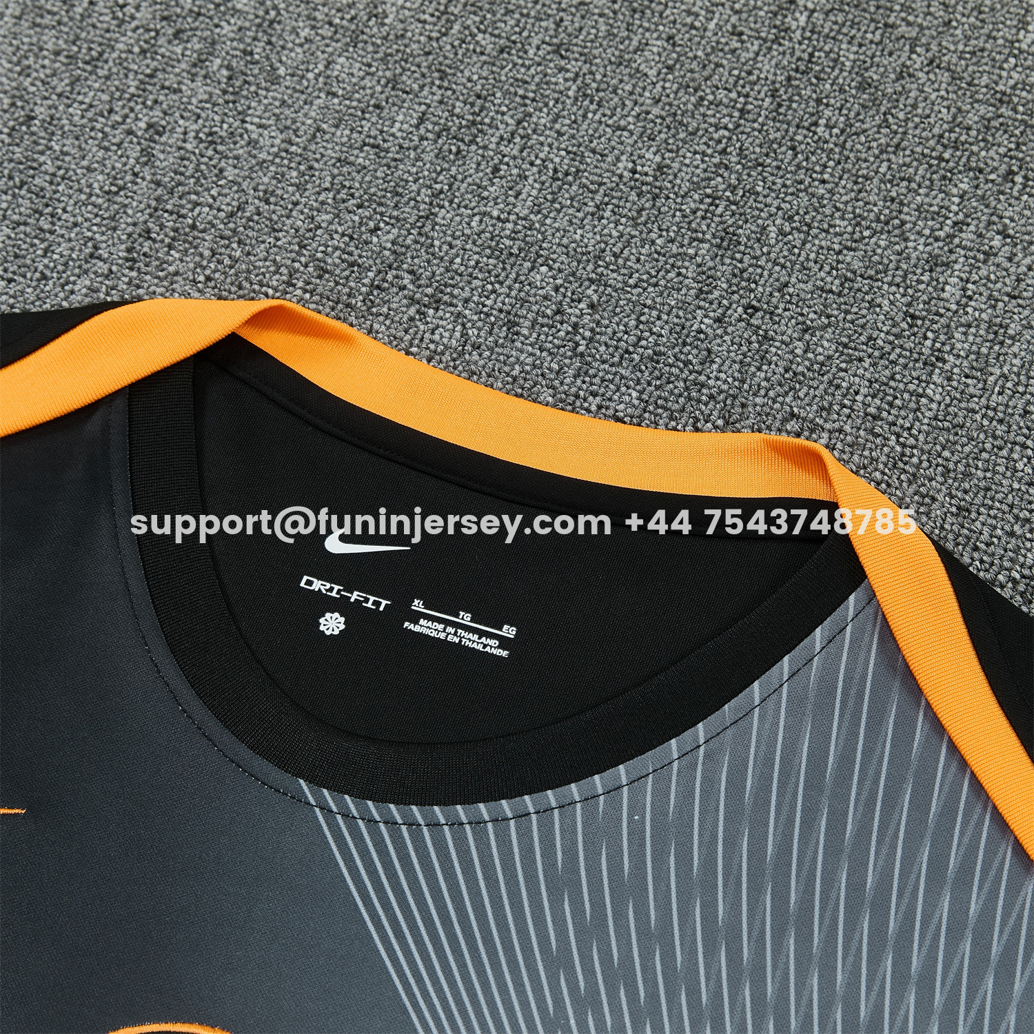 Funinjersey-Inter Milan 25-26 Short-Sleeve Training Set - Black And Grey Top & Pants