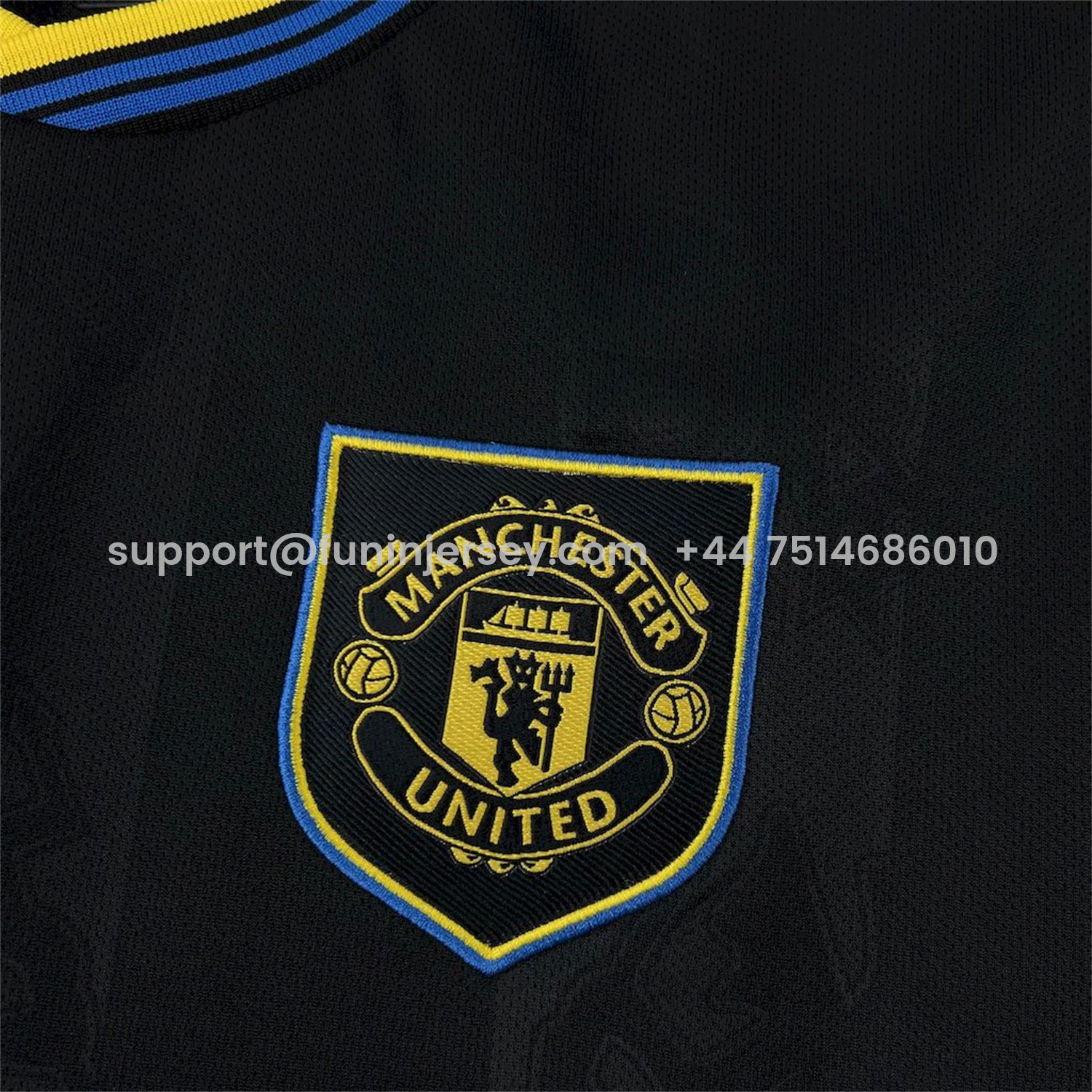 Funinjersey-Manchester United 25-26 Third Black Jersey - Fans Version