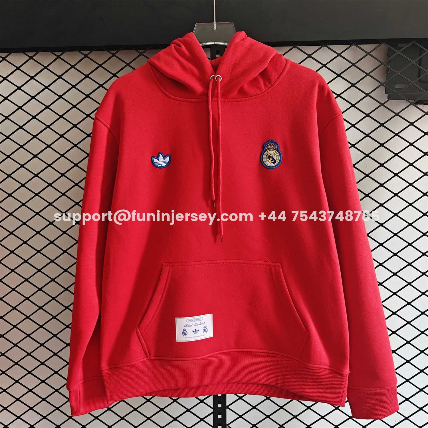 Funinjersey-Real Madrid 25-26 Originals Terrace Icon Unisex Pullover Hoodie