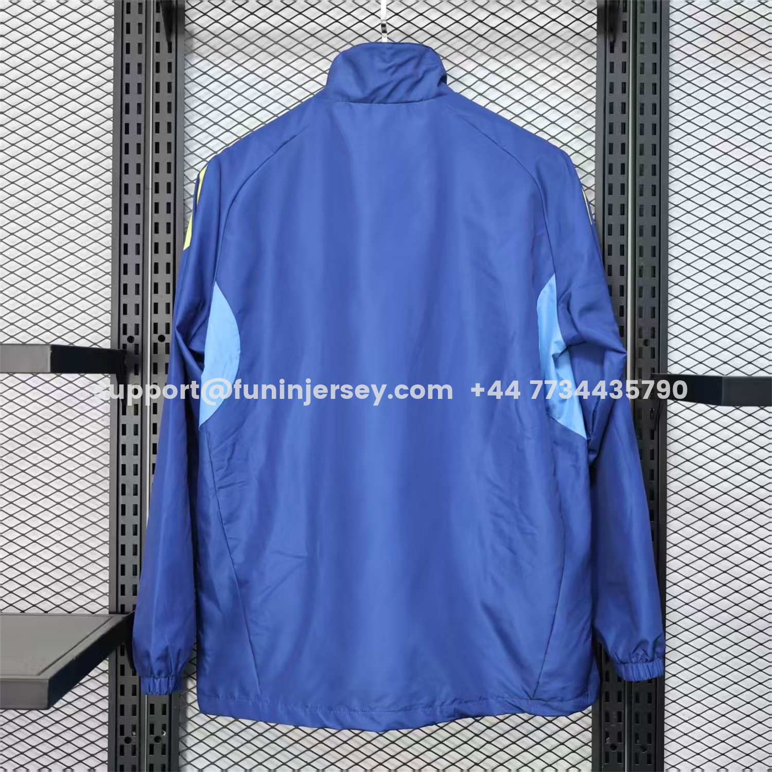 Funinjersey-Club América 25-26 Blue Windbreaker Jacket