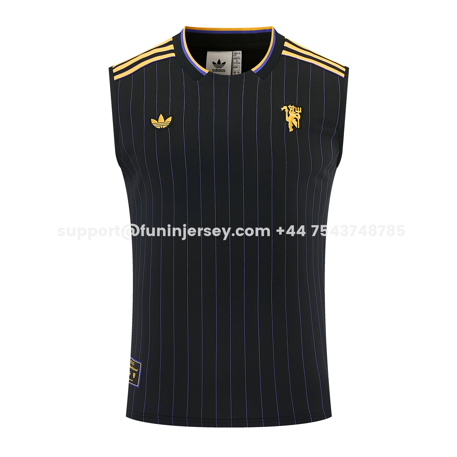 Funinjersey-Manchester United 25-26 Retro Style Vest Training Set - Colors Top & Colors Pants